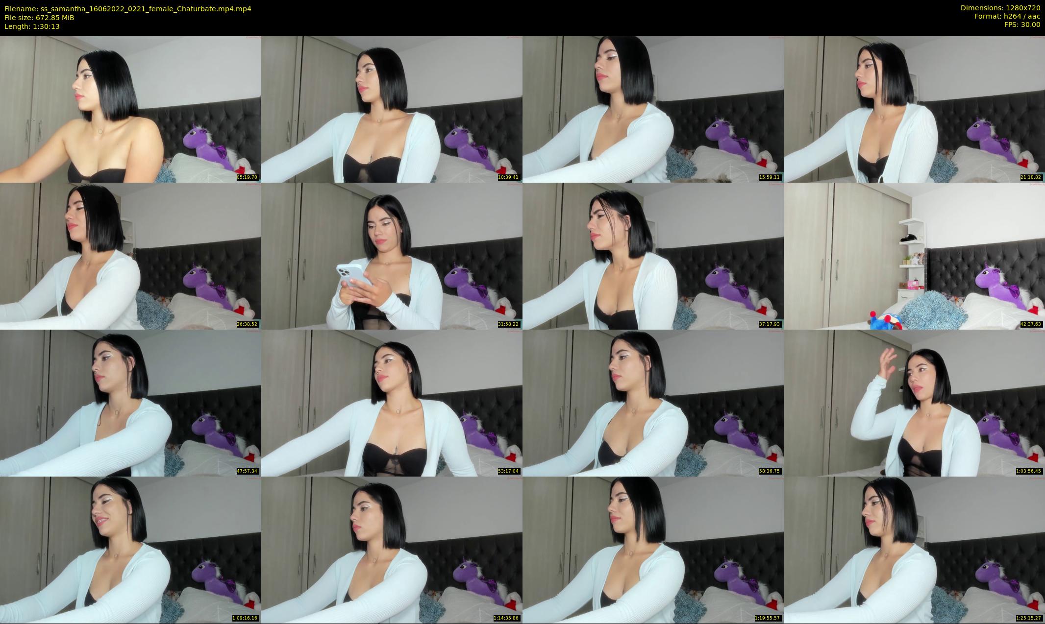 ss_samantha — 91 minute Chaturbate female cam show recording, 720p, Jun 16, 2022