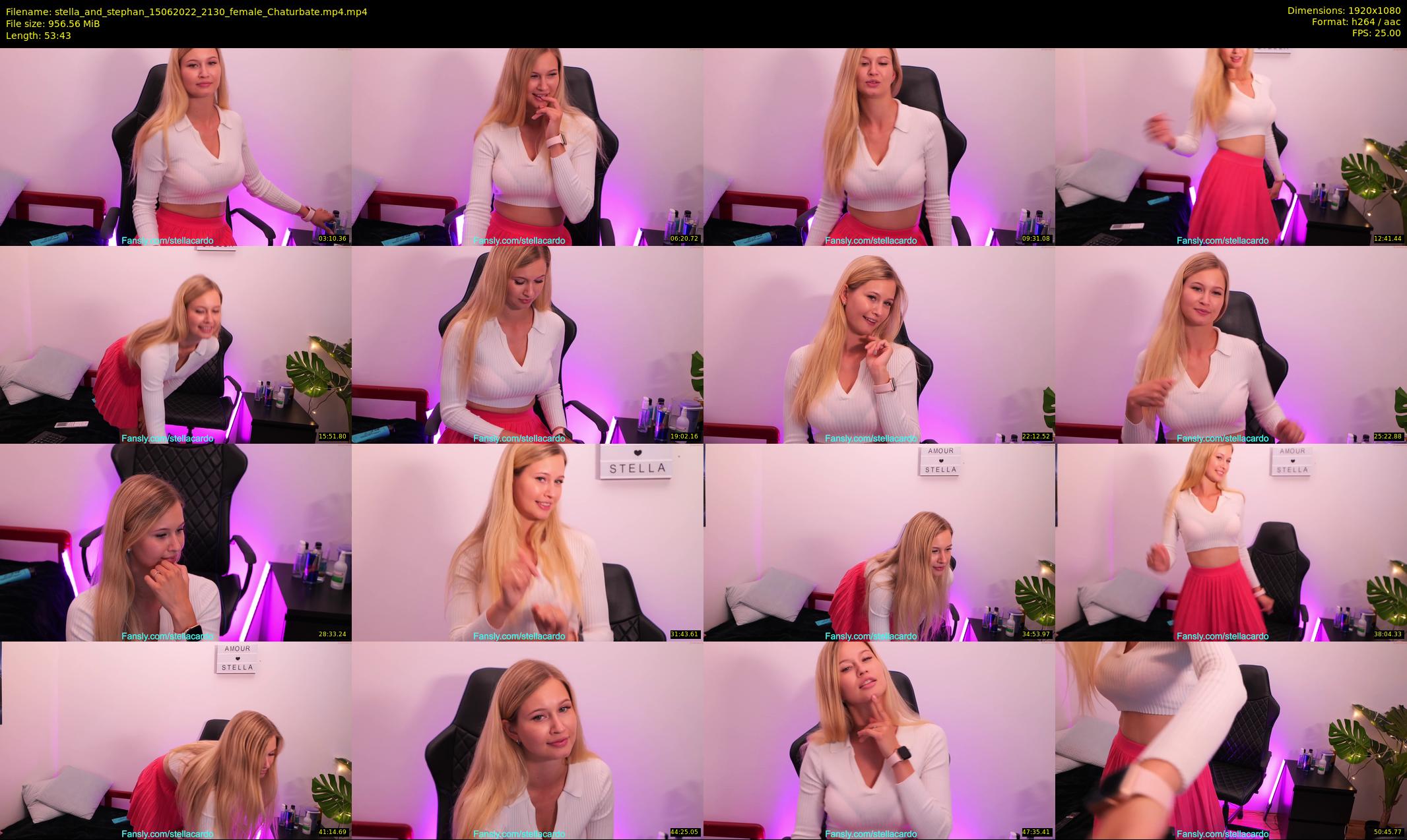 stella_and_stephan — 54 minute Chaturbate couple cam show recording, 1080p, Jun 15, 2022