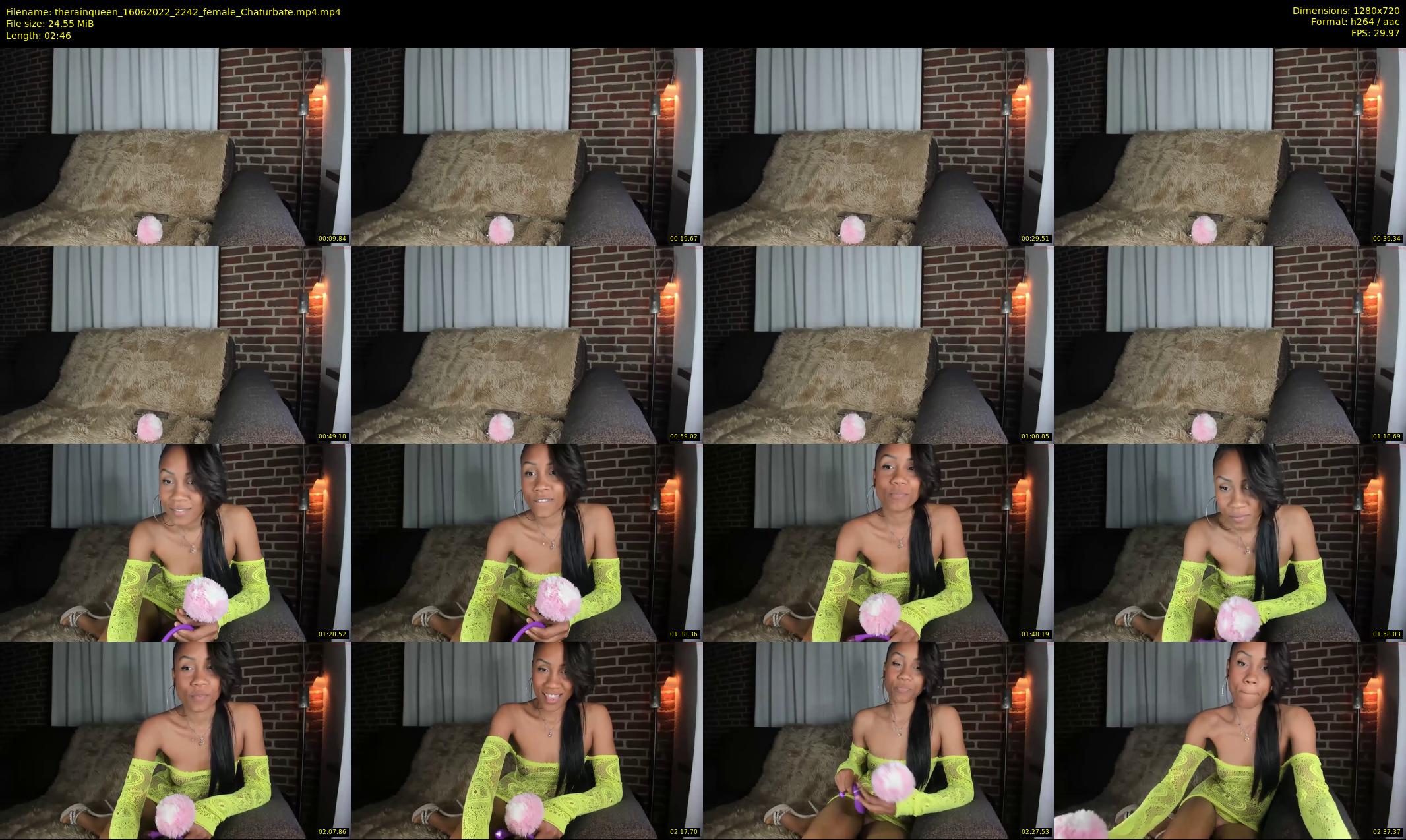 therainqueen — 3 minute Chaturbate female cam show recording, 720p, Jun 16, 2022