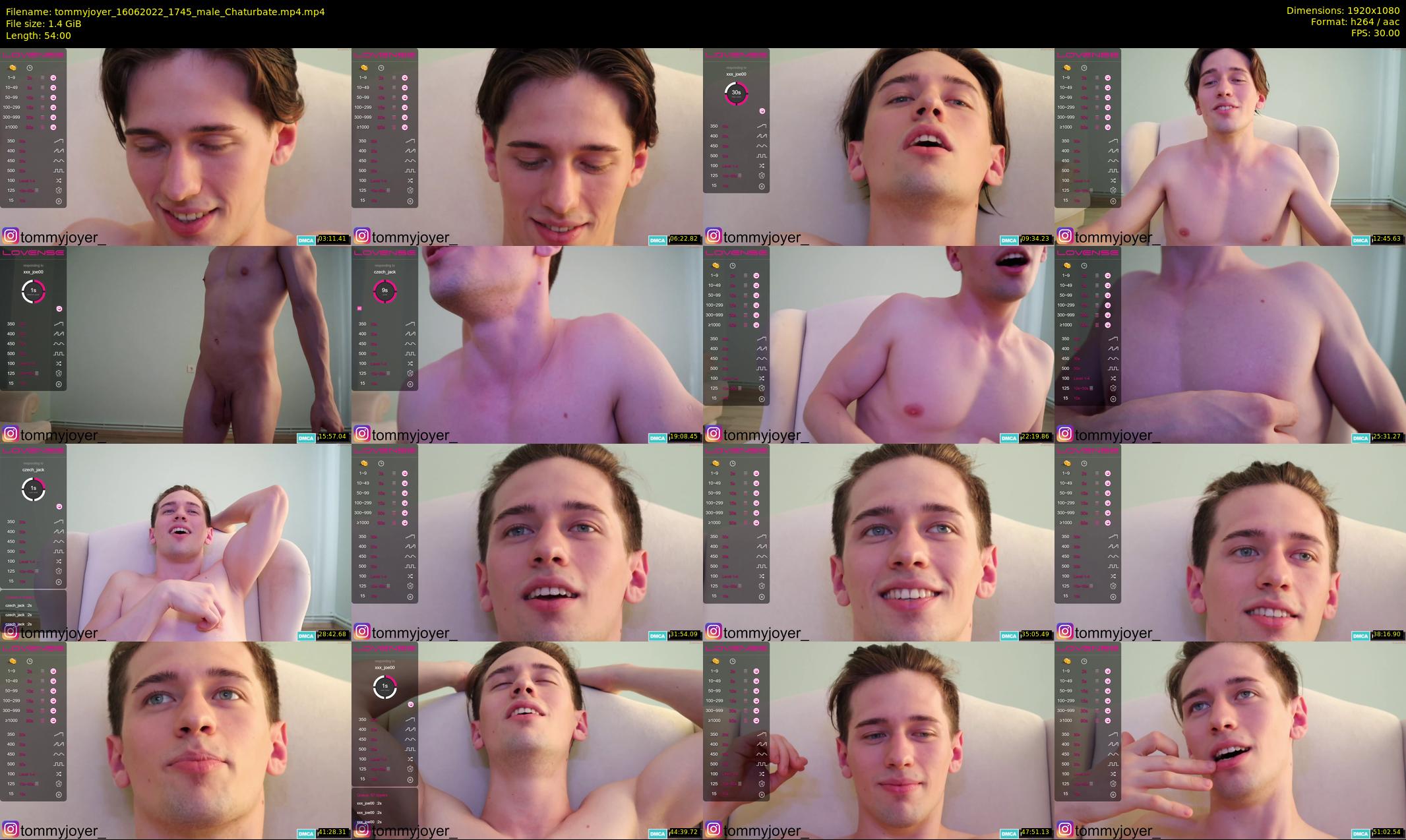 tommyjoyer — 54 minute Chaturbate male cam show recording, 1080p, Jun 16, 2022