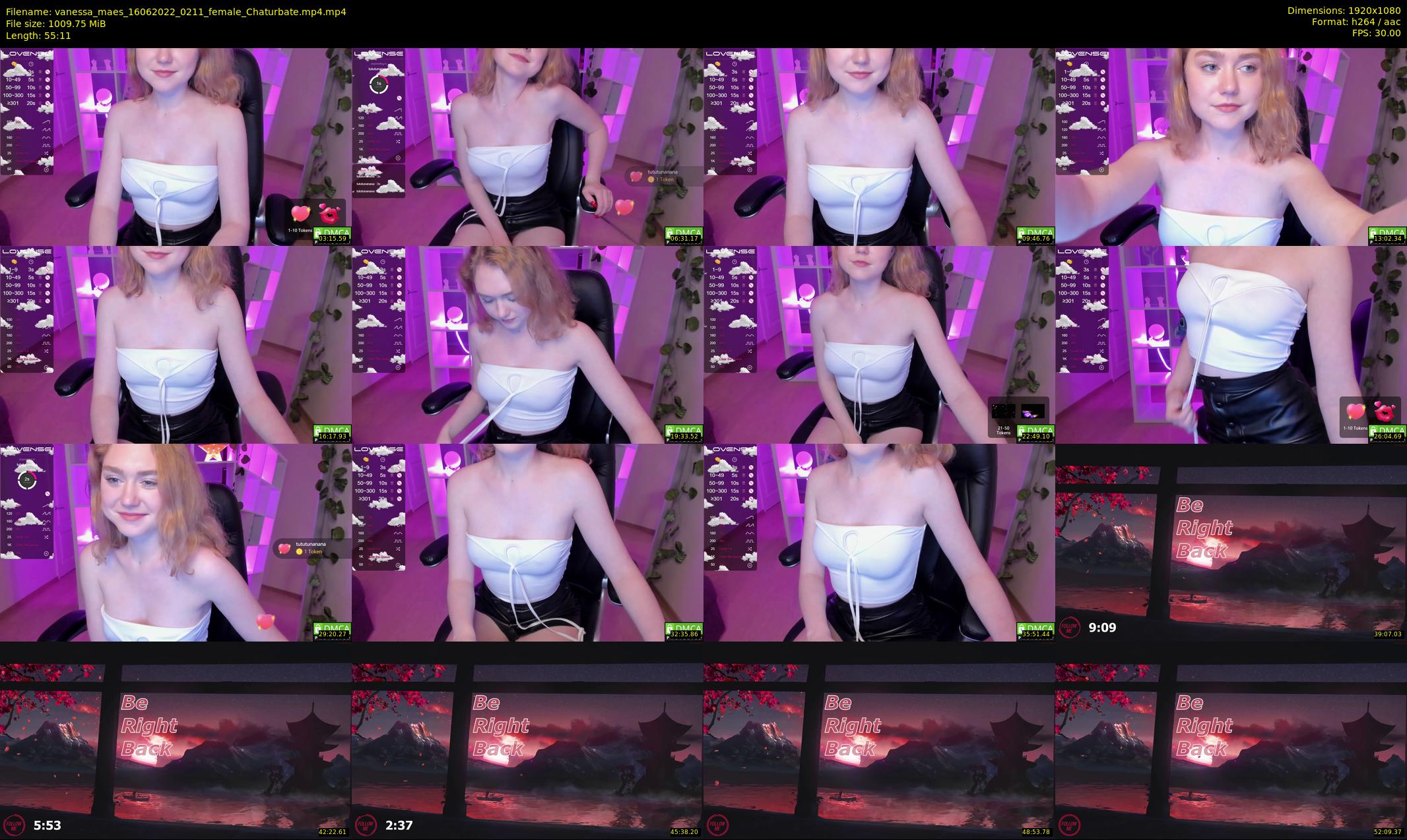 vanessa_maes — 56 minute Chaturbate female cam show recording, 1080p, Jun 16, 2022