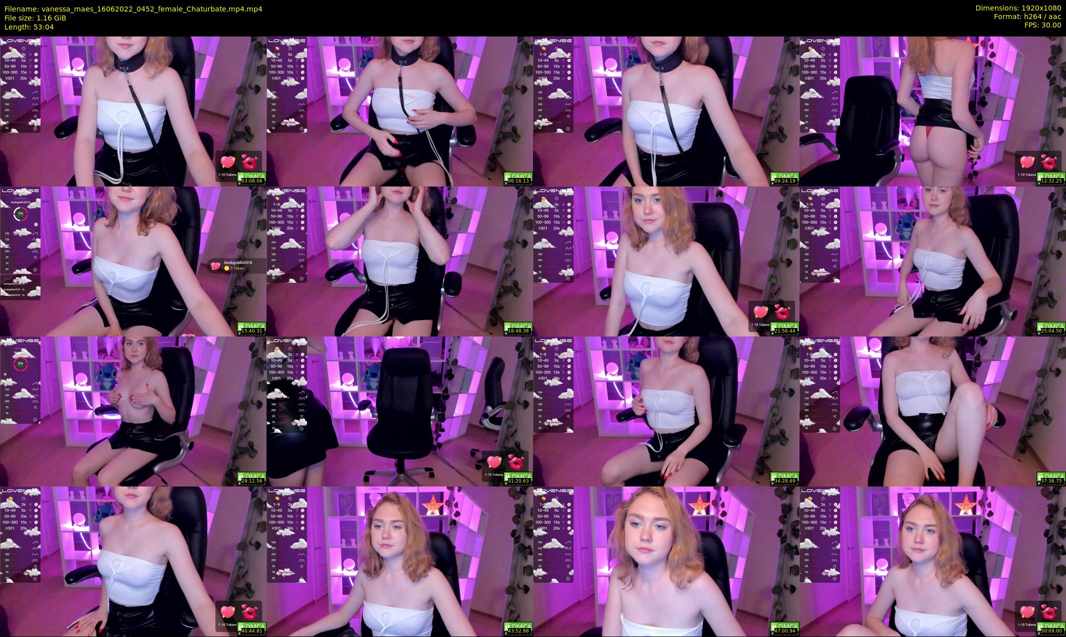 vanessa_maes — 54 minute Chaturbate female cam show recording, 1080p, Jun 16, 2022