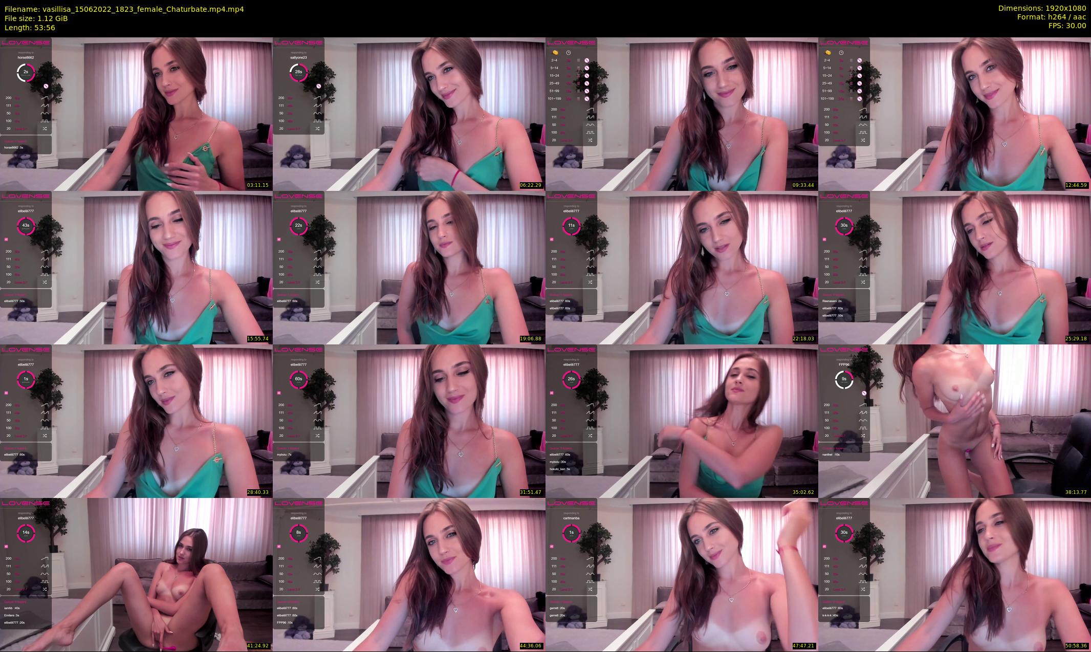 vasillisa — 54 minute Chaturbate female cam show recording, 1080p, Jun 15, 2022