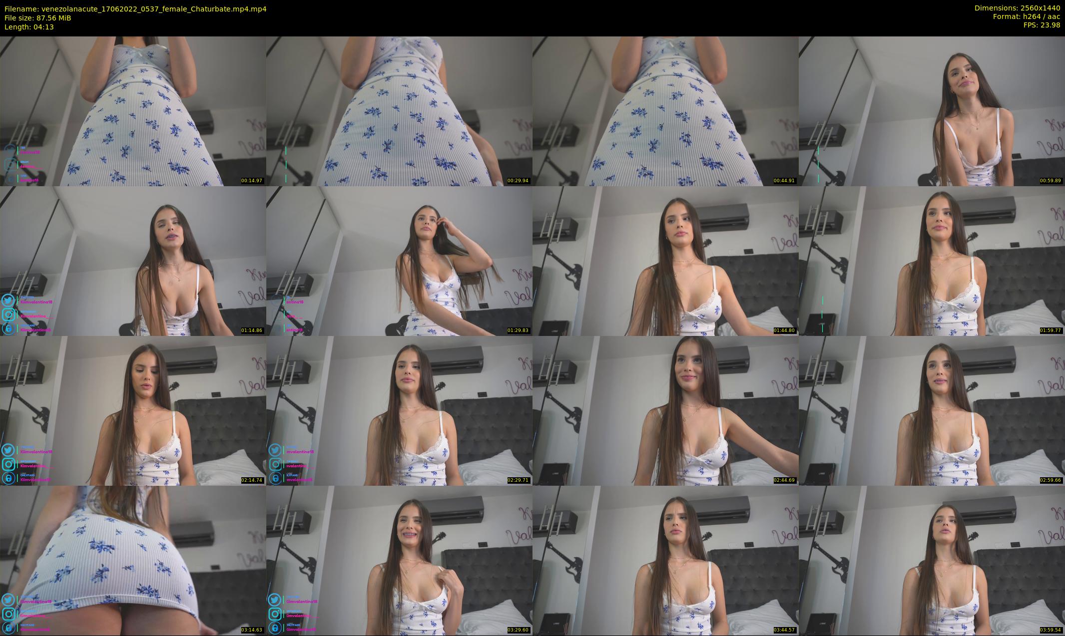 venezolanacute — 5 minute Chaturbate female cam show recording, 1080p, Jun 17, 2022