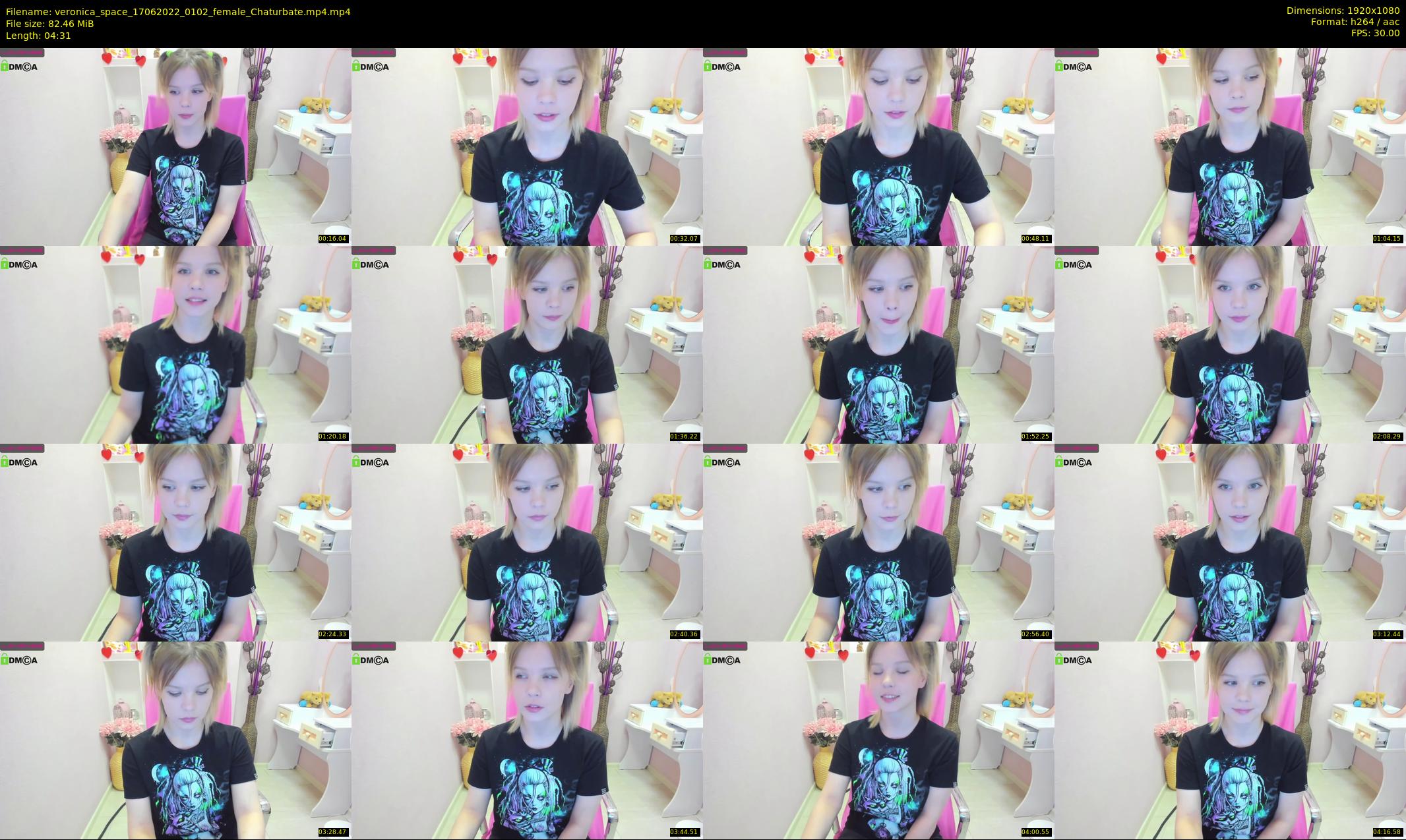veronica_space — 5 minute Chaturbate female cam show recording, 1080p, Jun 17, 2022