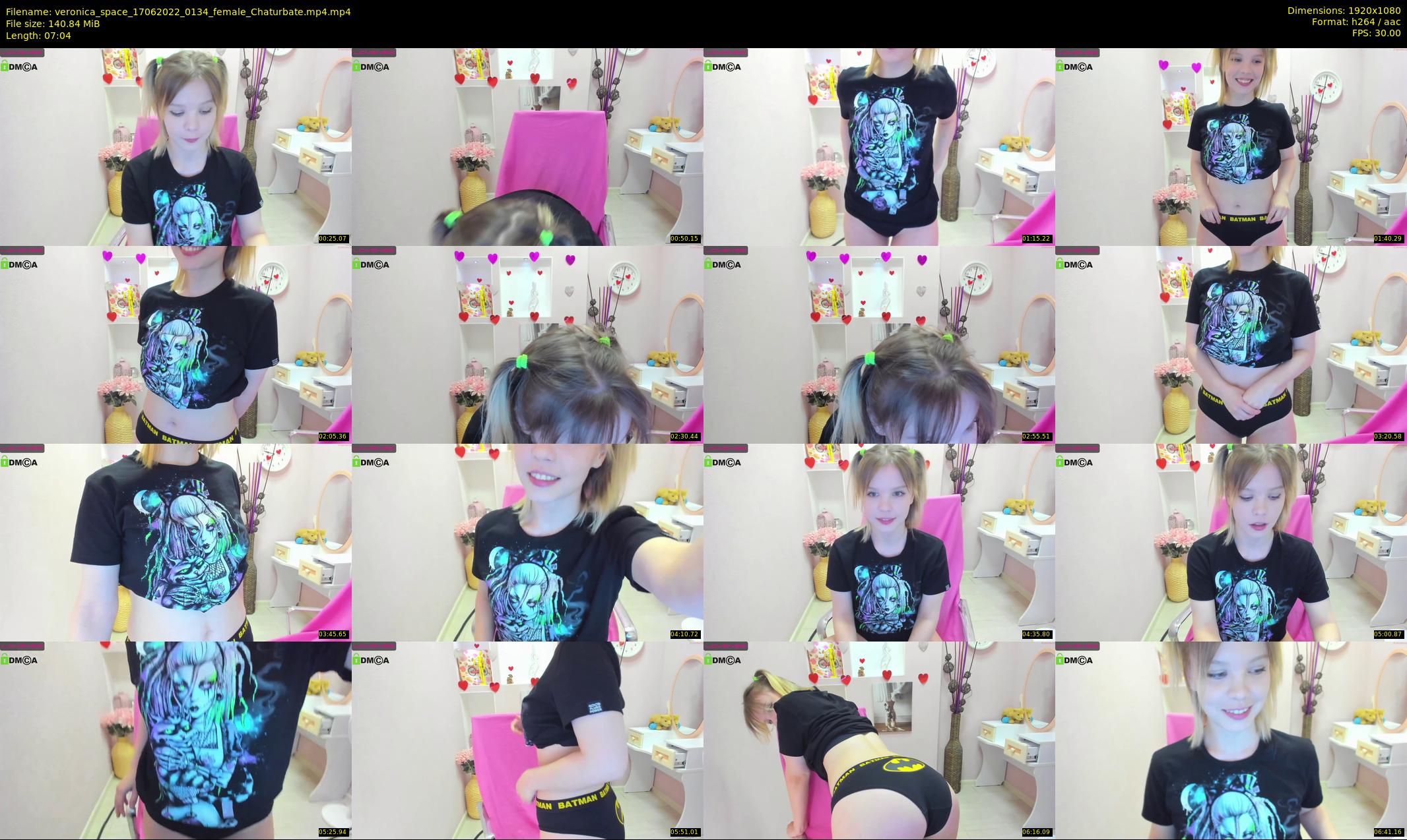 veronica_space — 8 minute Chaturbate female cam show recording, 1080p, Jun 17, 2022