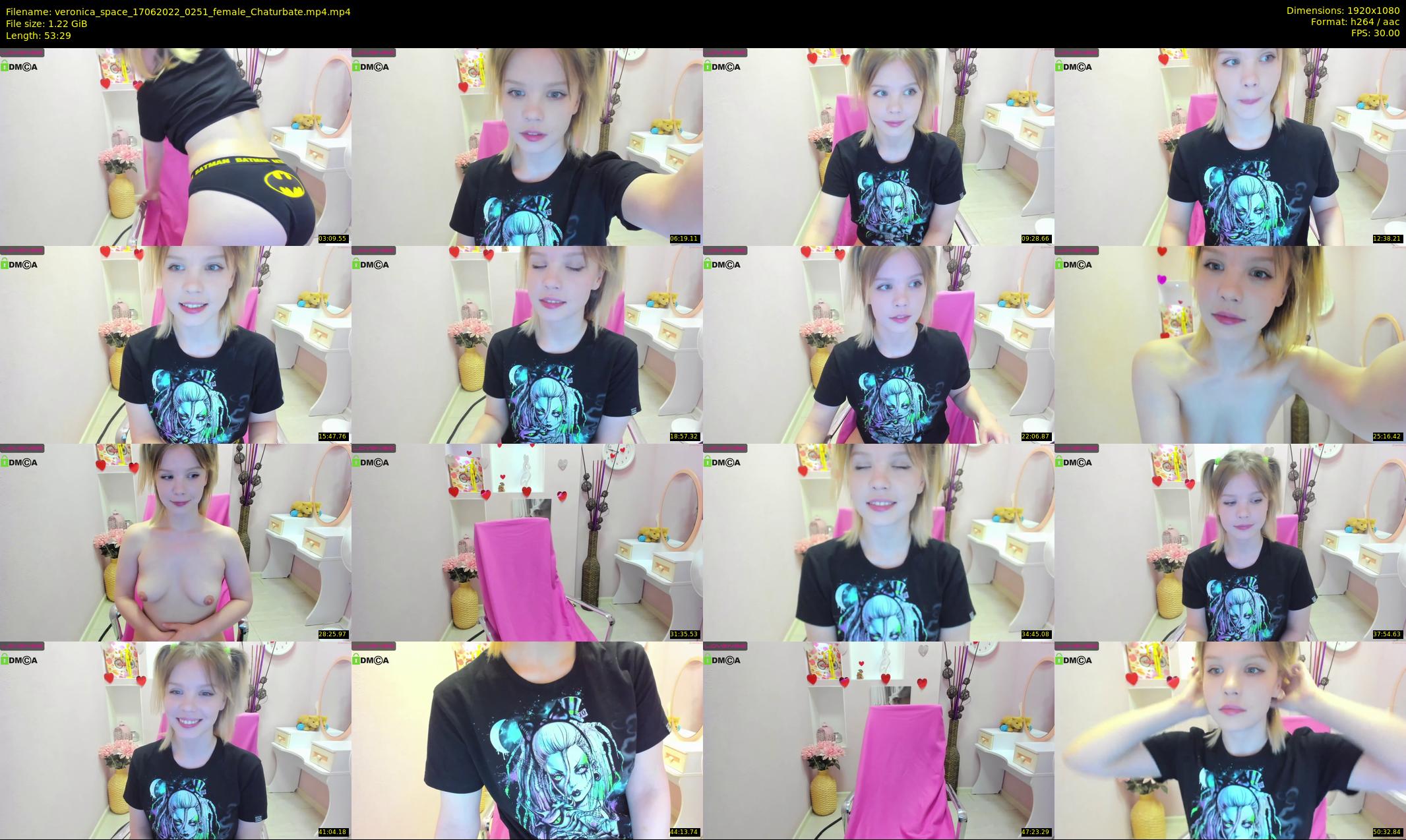 veronica_space — 54 minute Chaturbate female cam show recording, 1080p, Jun 17, 2022