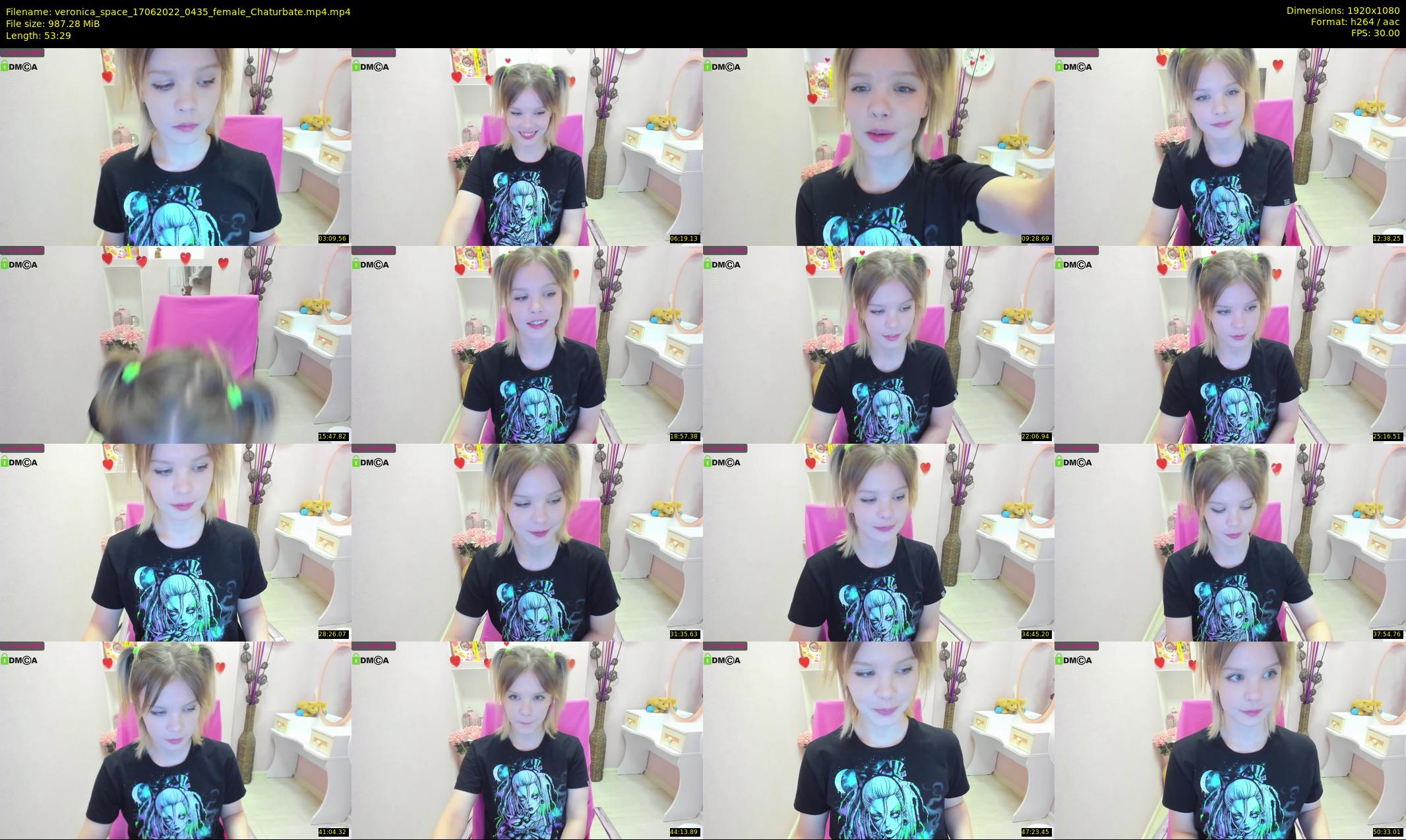 veronica_space — 54 minute Chaturbate female cam show recording, 1080p, Jun 17, 2022