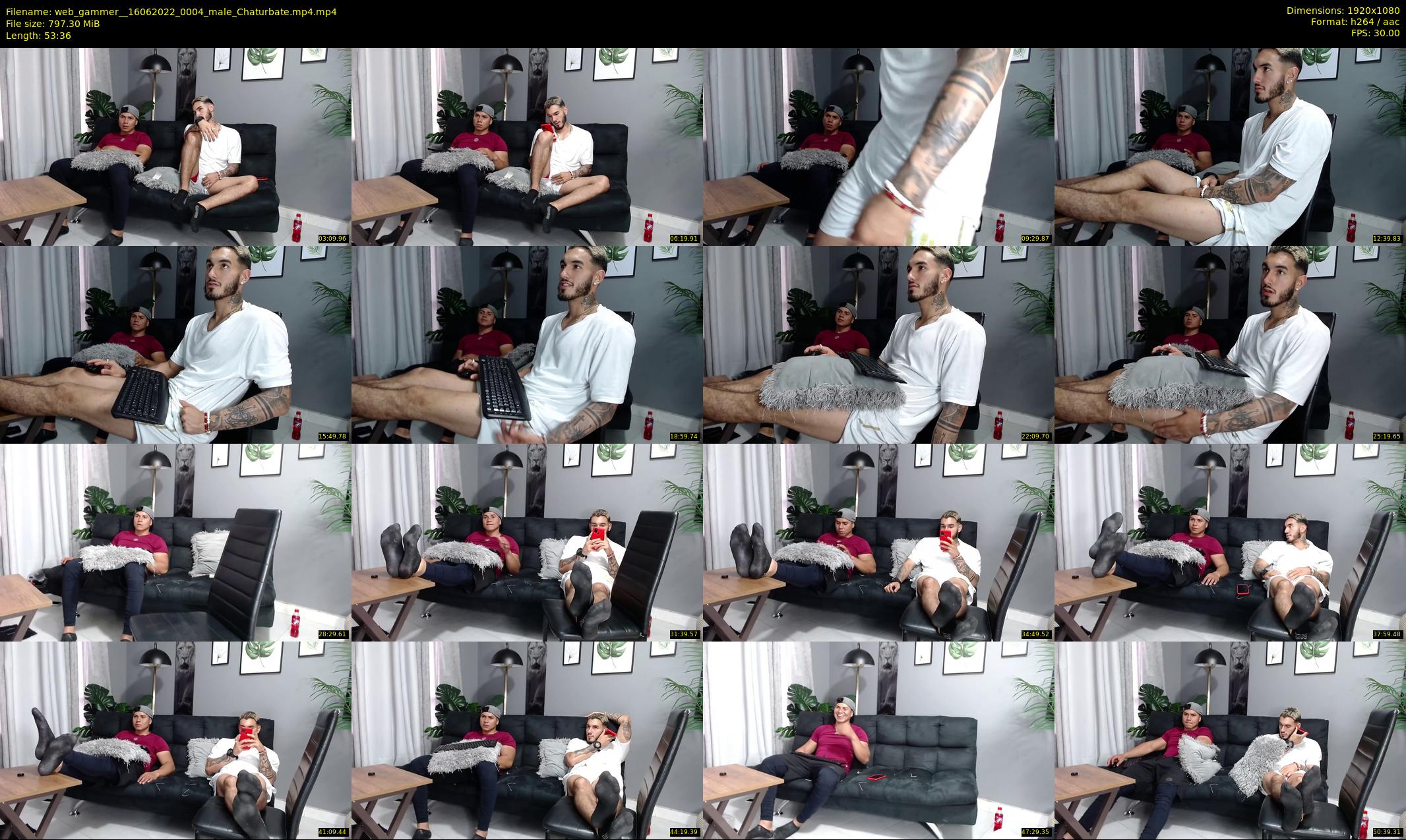 web_gammer_ — 54 minute Chaturbate male cam show recording, 1080p, Jun 16, 2022