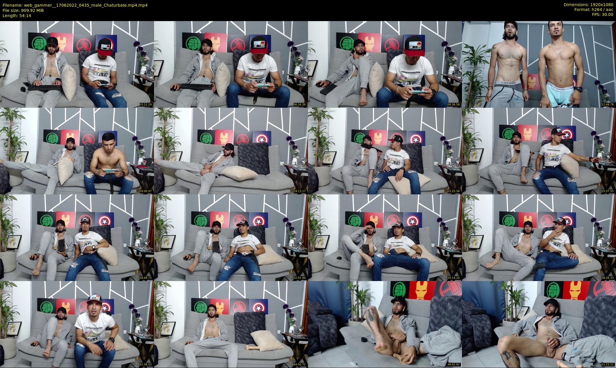 web_gammer_ — 55 minute Chaturbate male cam show recording, 1080p, Jun 17, 2022