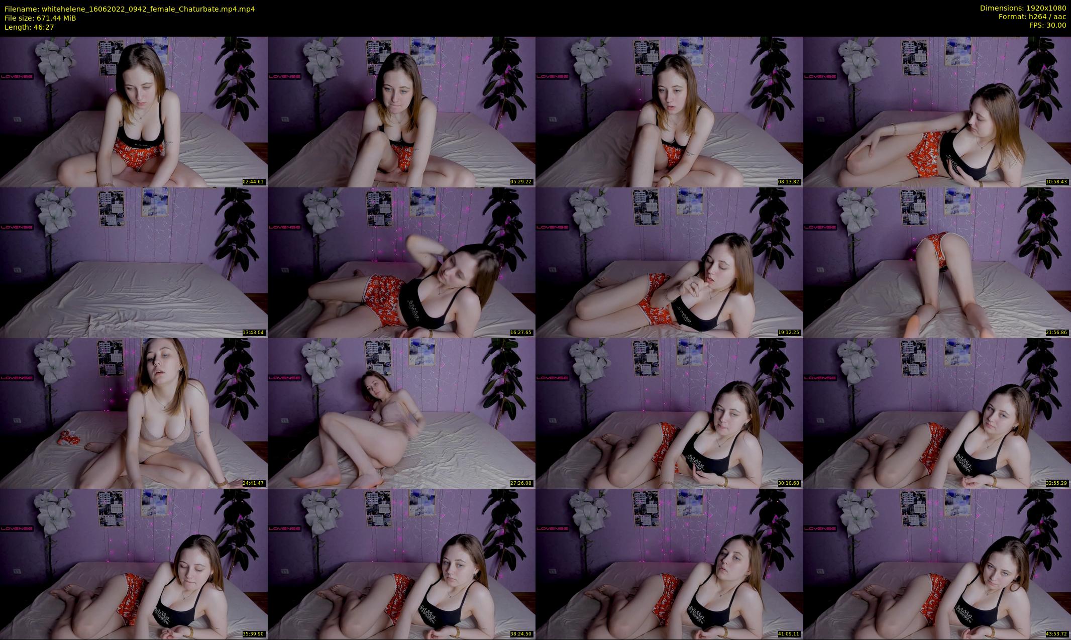 whitehelene — 47 minute Chaturbate female cam show recording, 1080p, Jun 16, 2022