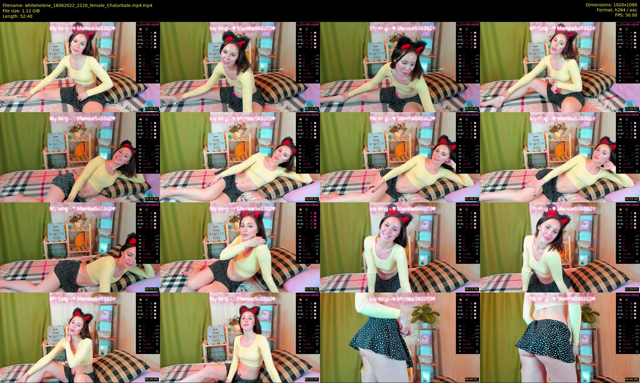 whitehelene — 53 minute Chaturbate female cam show recording, 1080p, Jun 16, 2022