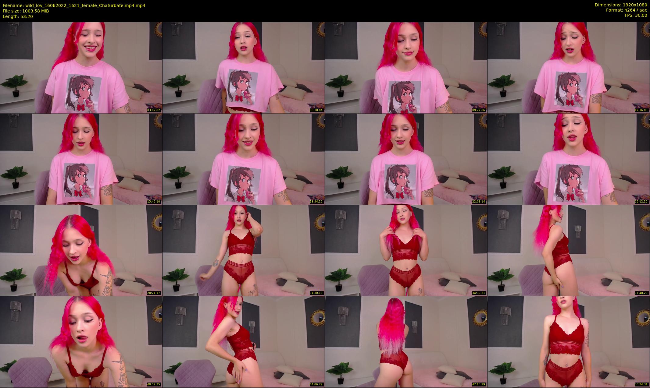 wild_lov — 54 minute Chaturbate female cam show recording, 1080p, Jun 16, 2022
