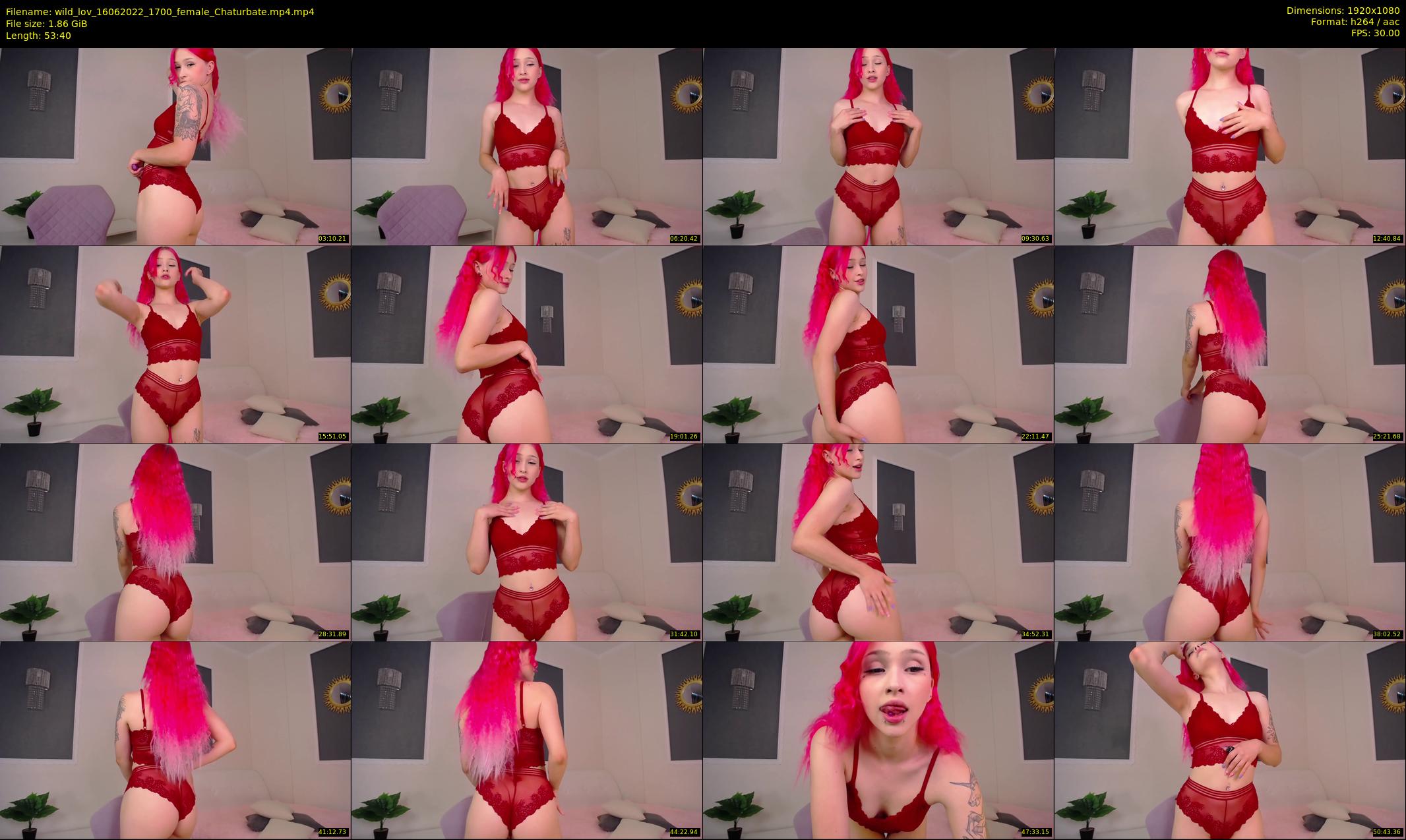 wild_lov — 54 minute Chaturbate female cam show recording, 1080p, Jun 16, 2022