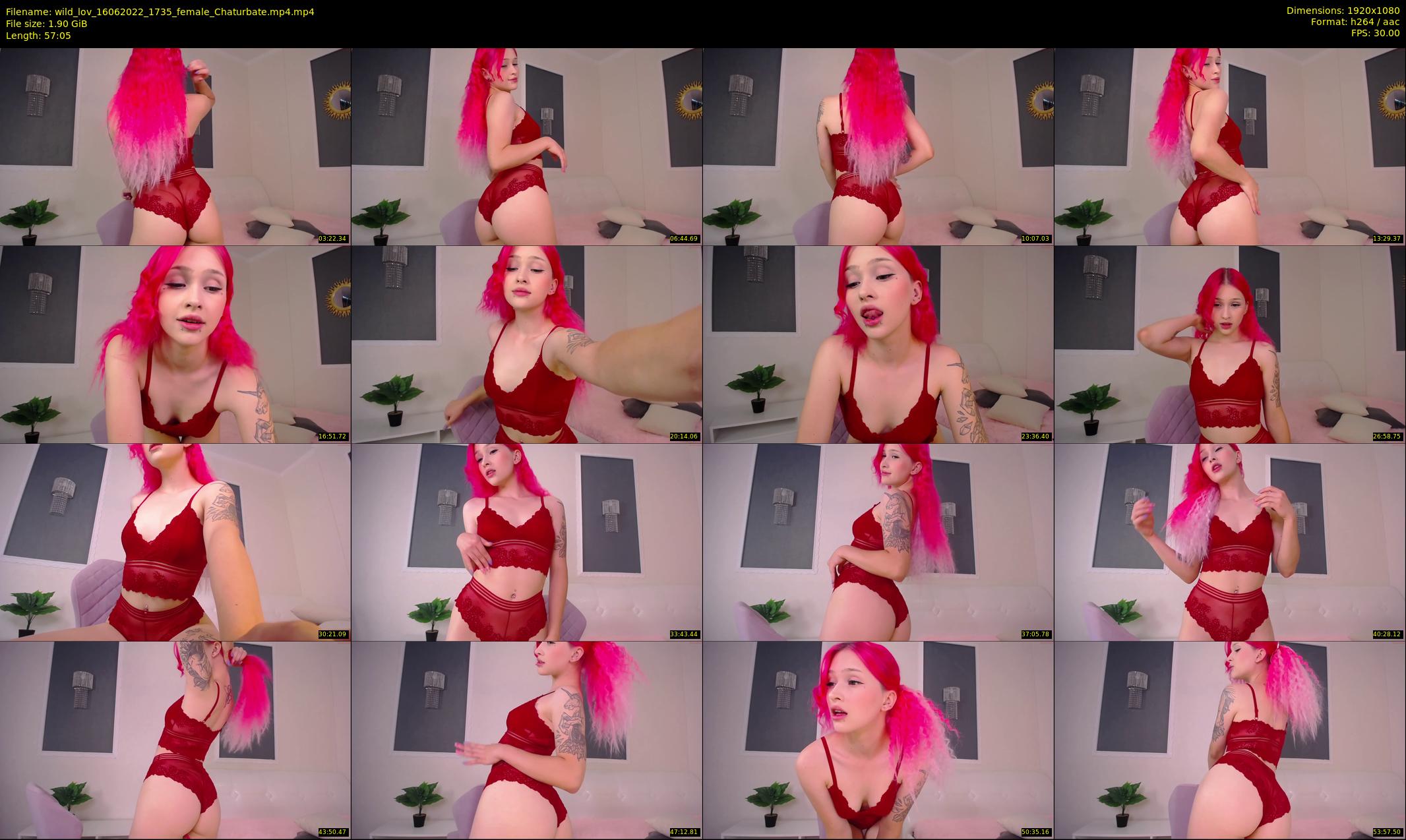 wild_lov — 58 minute Chaturbate female cam show recording, 1080p, Jun 16, 2022