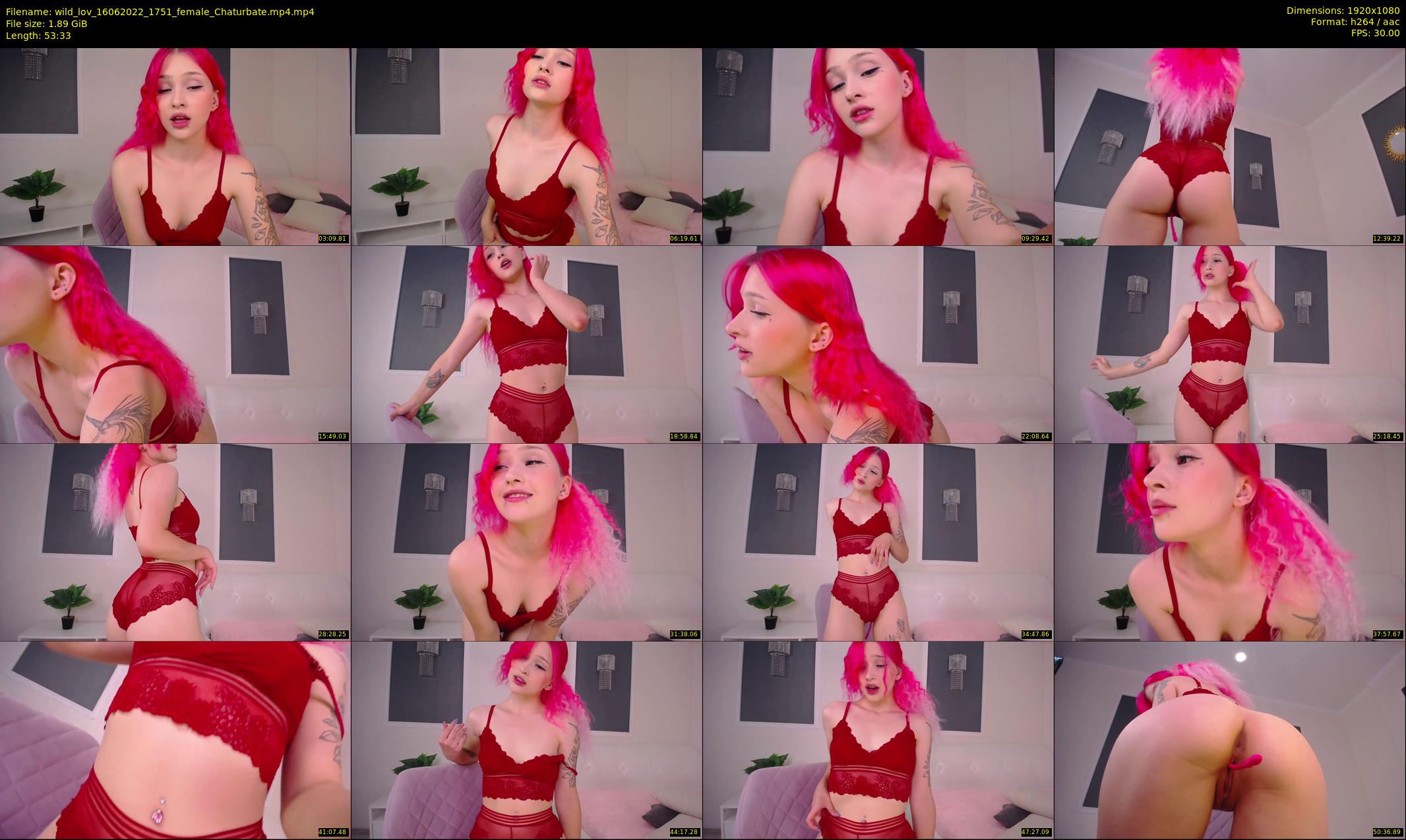 wild_lov — 54 minute Chaturbate female cam show recording, 1080p, Jun 16, 2022