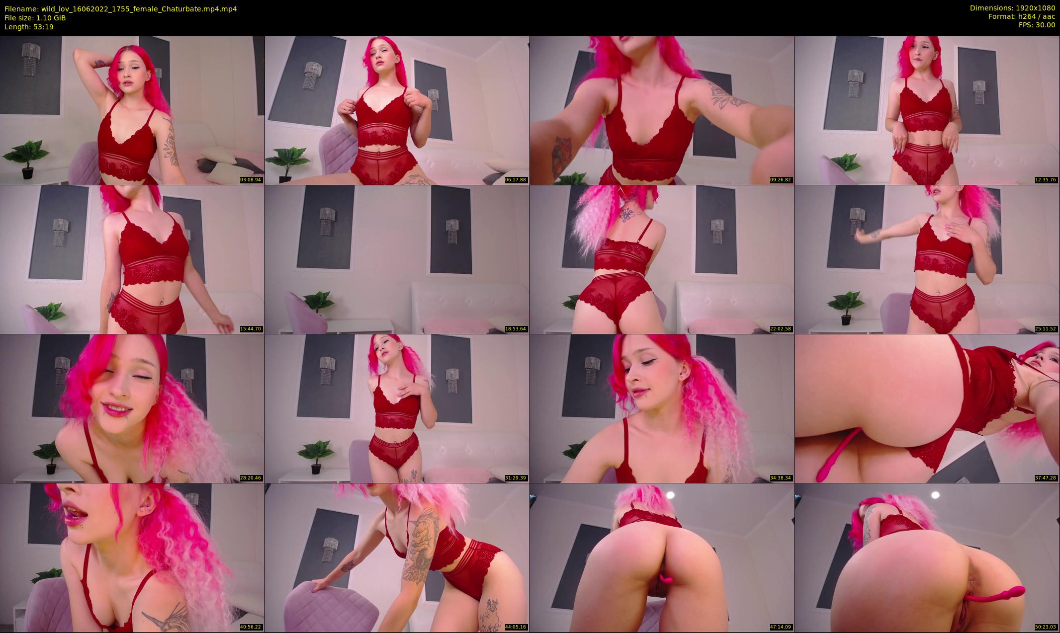 wild_lov — 54 minute Chaturbate female cam show recording, 1080p, Jun 16, 2022