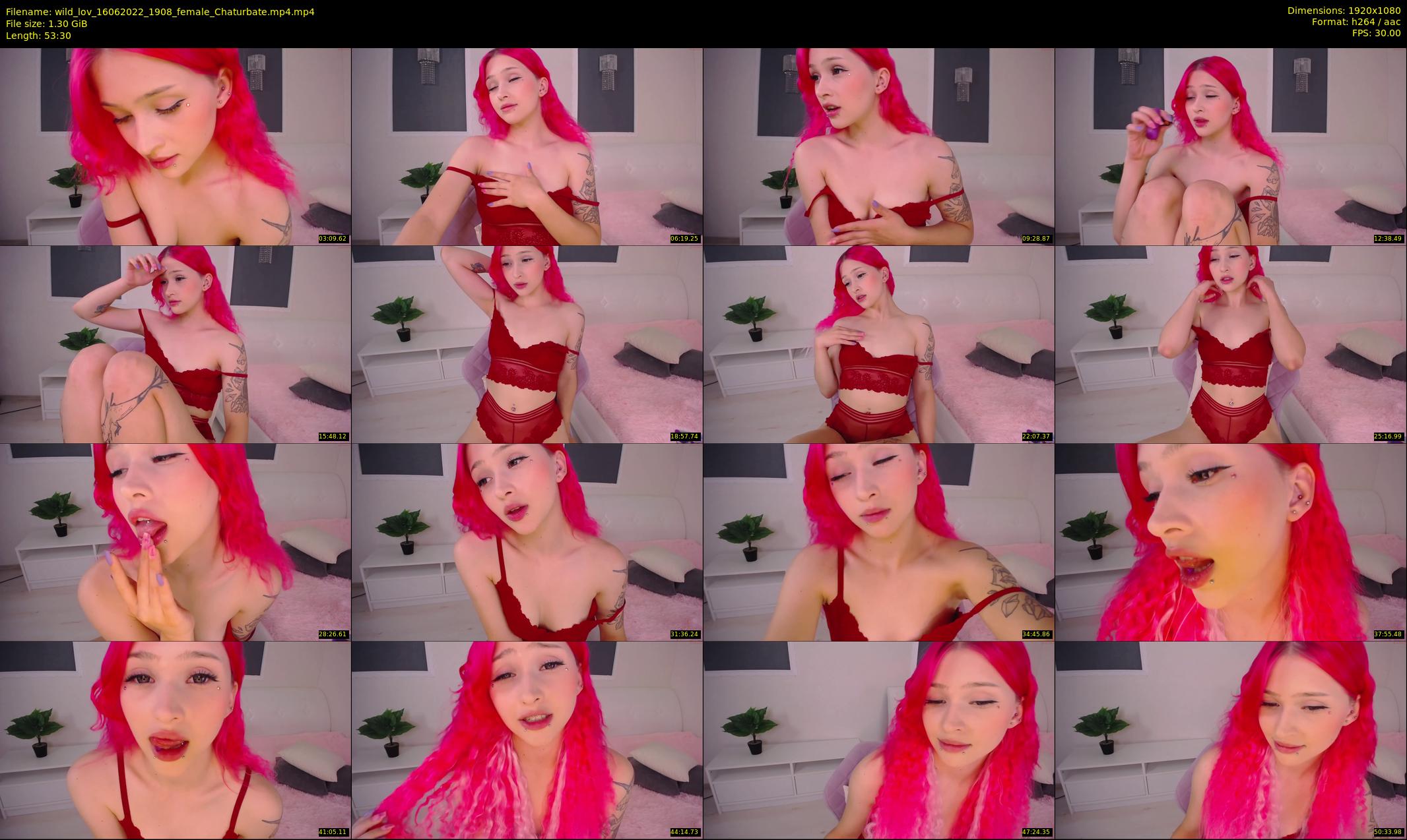 wild_lov — 54 minute Chaturbate female cam show recording, 1080p, Jun 16, 2022