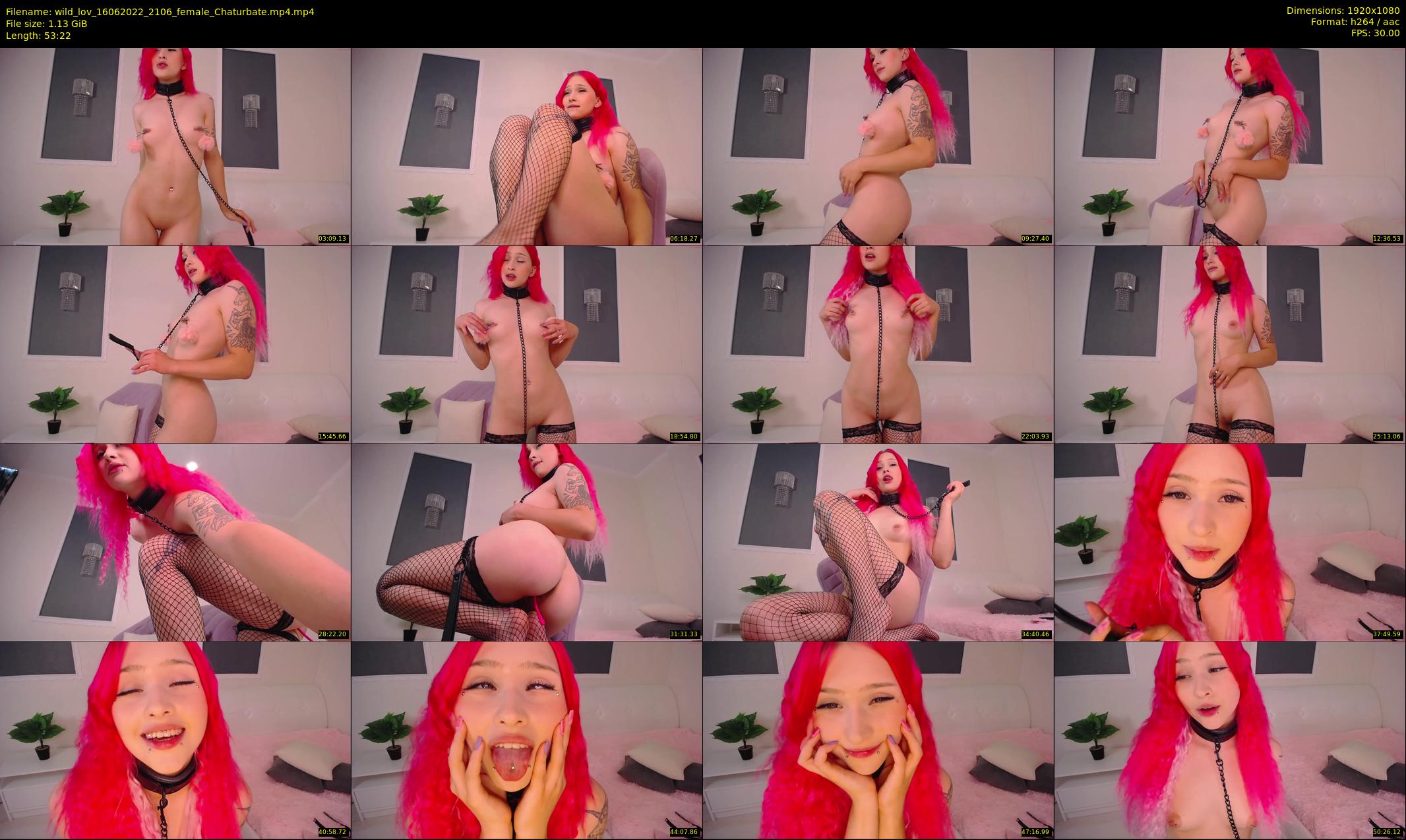 wild_lov — 54 minute Chaturbate female cam show recording, 1080p, Jun 16, 2022
