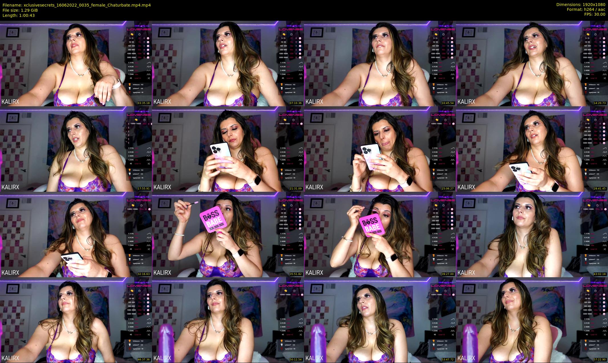 xclusivesecrets — 61 minute Chaturbate female cam show recording, 1080p, Jun 16, 2022