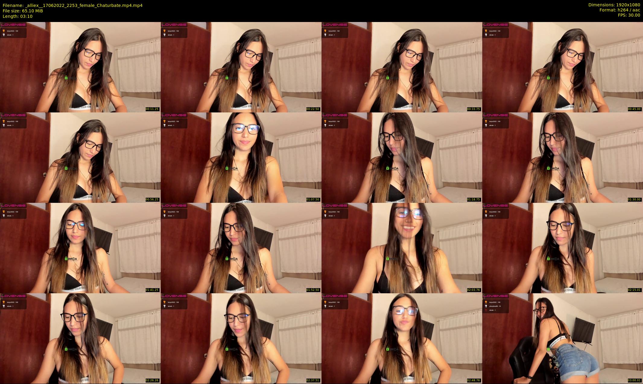 _alliex_ — 4 minute Chaturbate female cam show recording, 1080p, Jun 17, 2022
