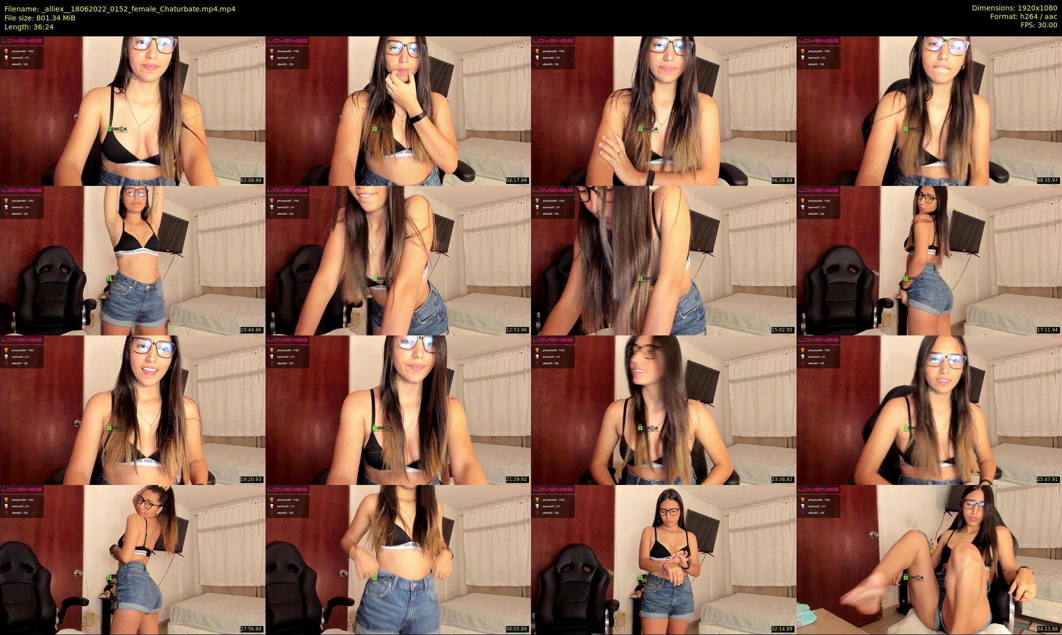 _alliex_ — 37 minute Chaturbate female cam show recording, 1080p, Jun 18, 2022