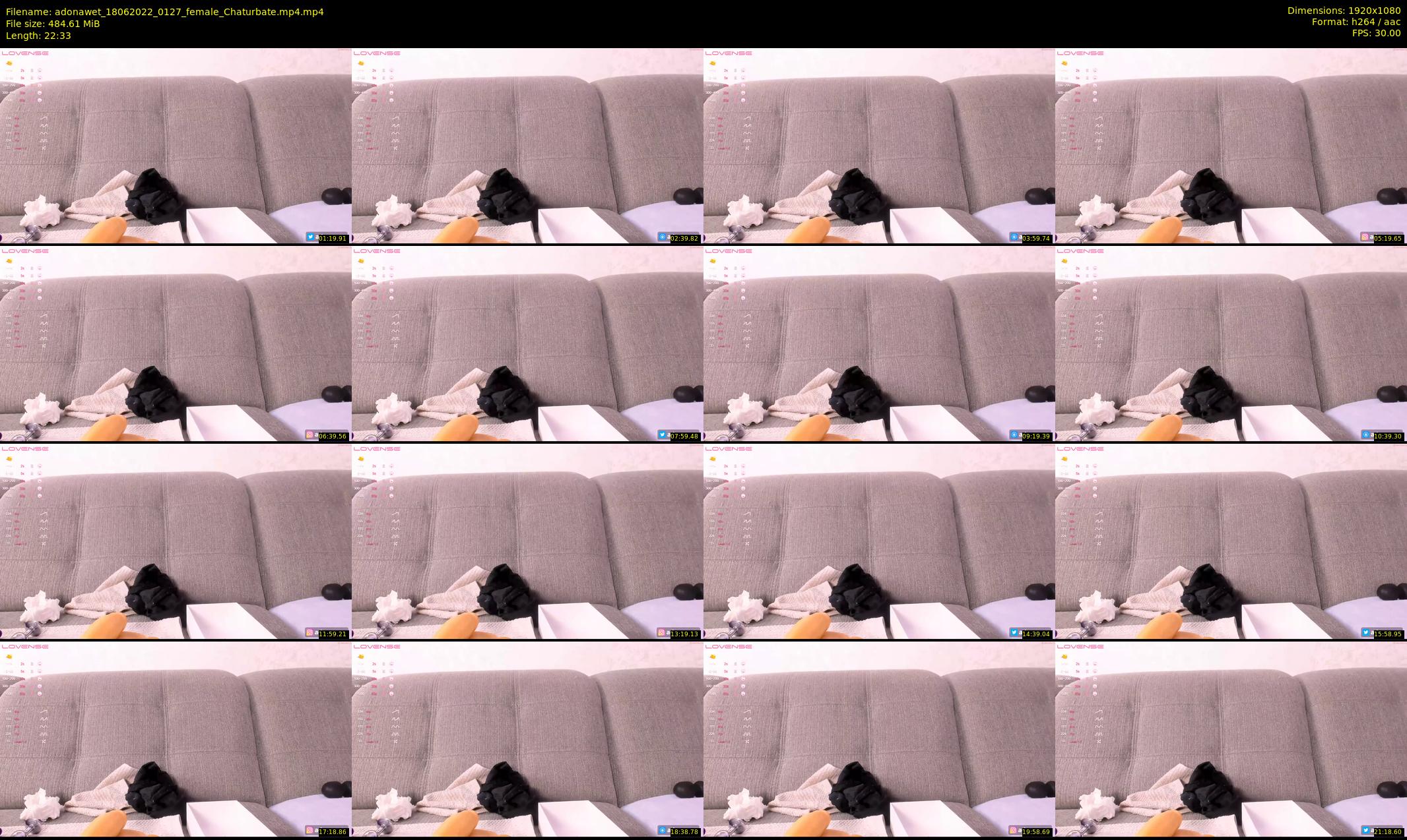 adonawet — 23 minute Chaturbate couple cam show recording, 1080p, Jun 18, 2022