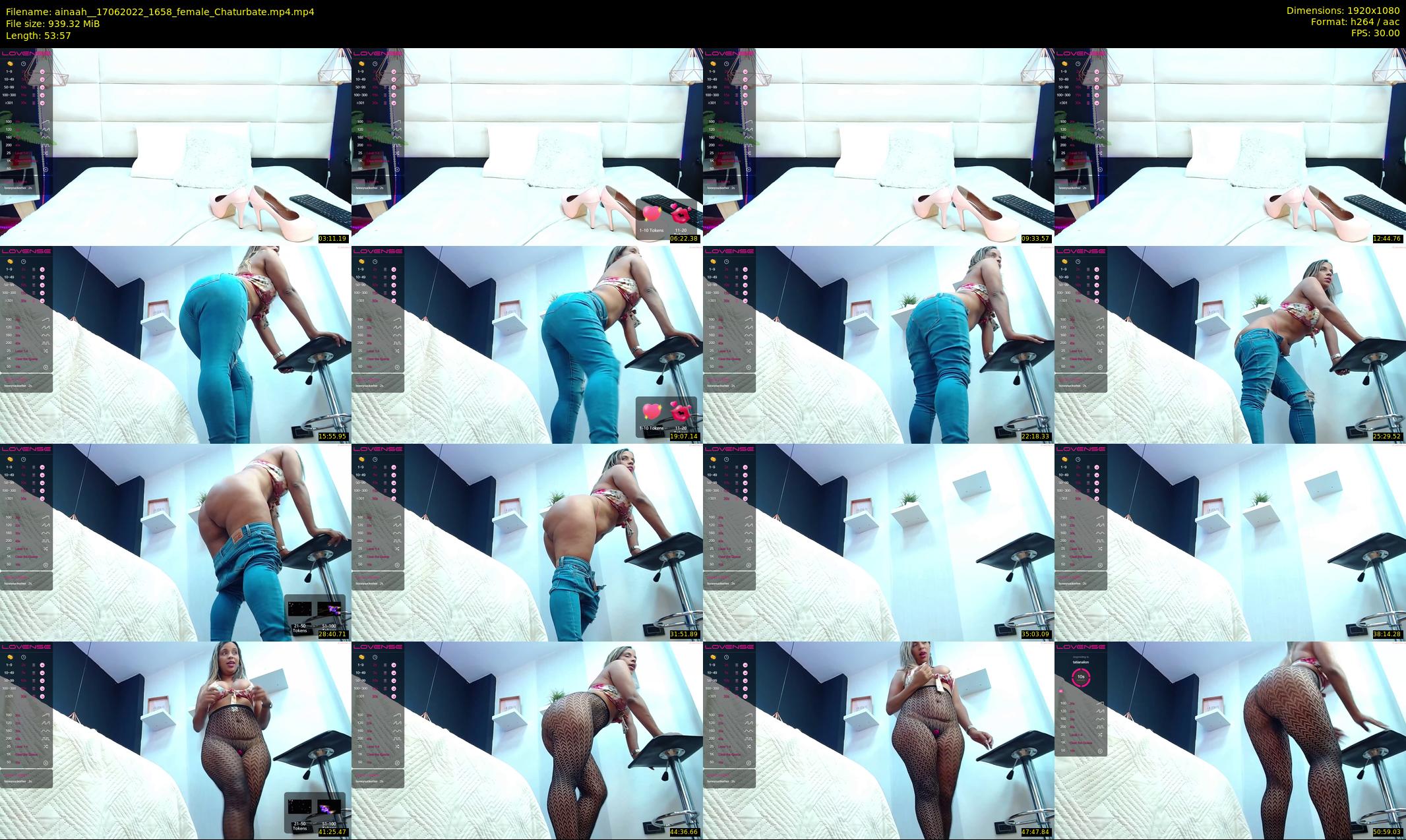 ainaah_ — 54 minute Chaturbate female cam show recording, 1080p, Jun 17, 2022