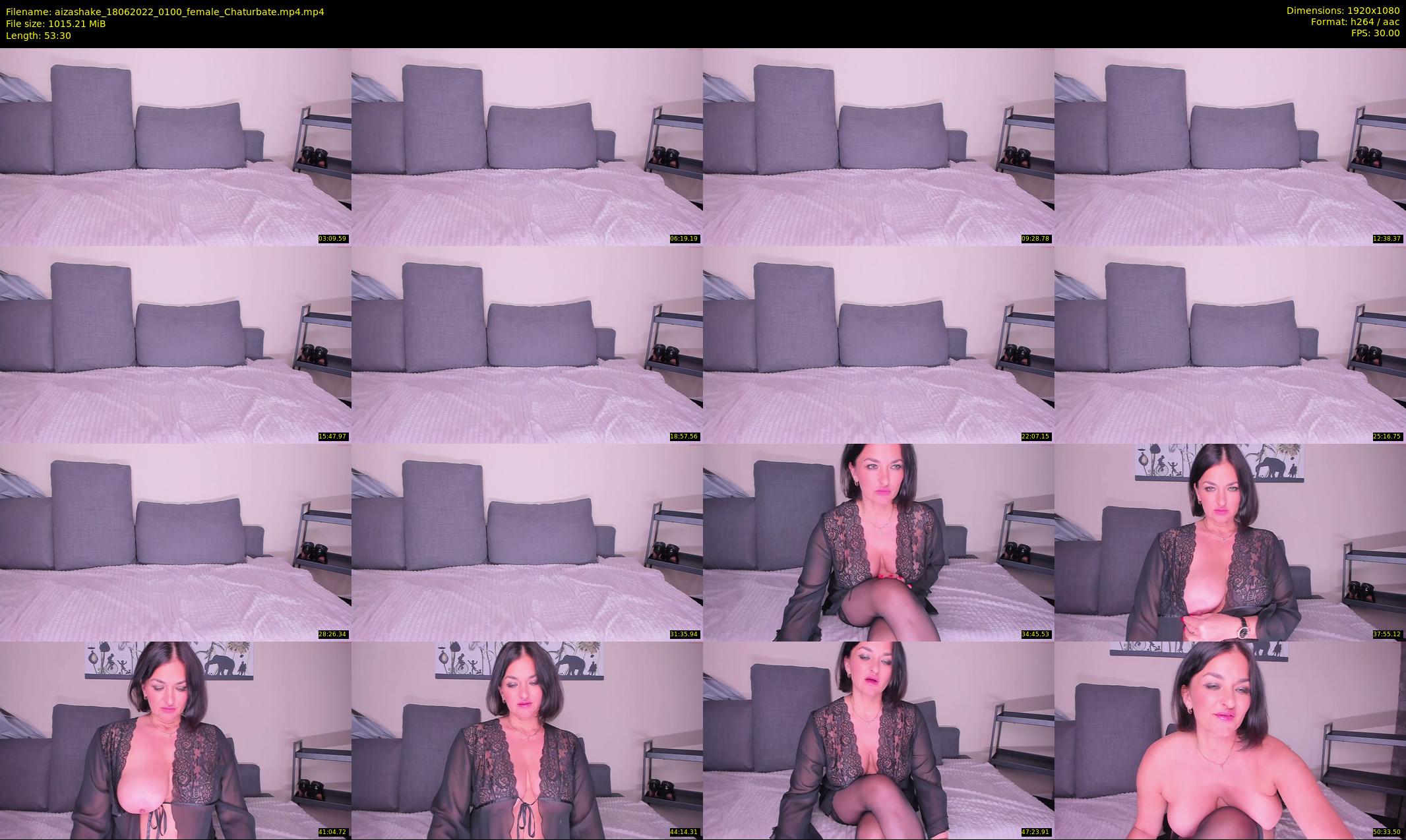 aizashake — 54 minute Chaturbate female cam show recording, 1080p, Jun 18, 2022
