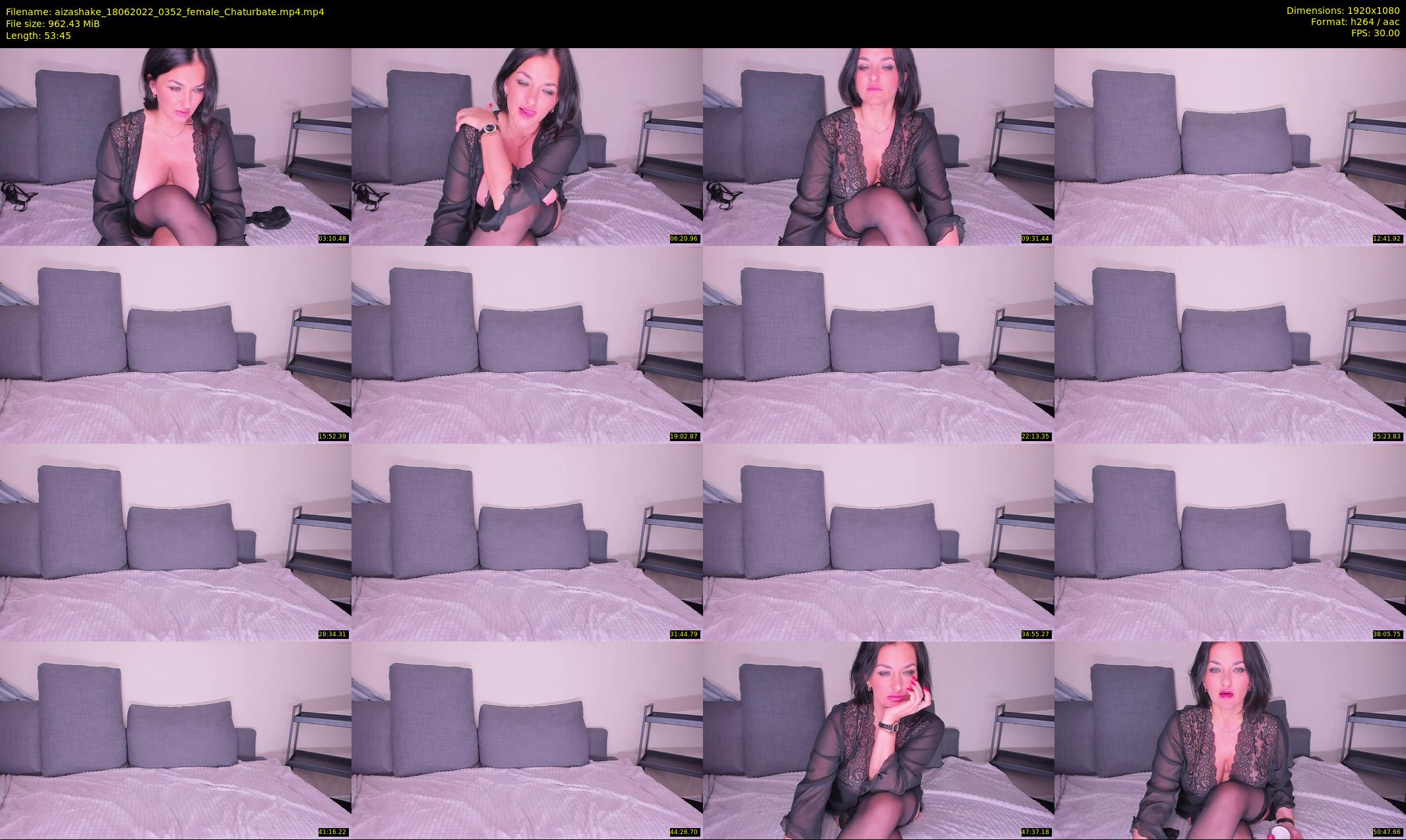 aizashake — 54 minute Chaturbate female cam show recording, 1080p, Jun 18, 2022