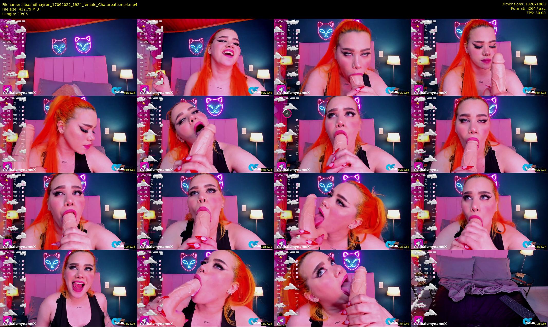 albaandthayron — 21 minute Chaturbate couple cam show recording, 1080p, Jun 17, 2022