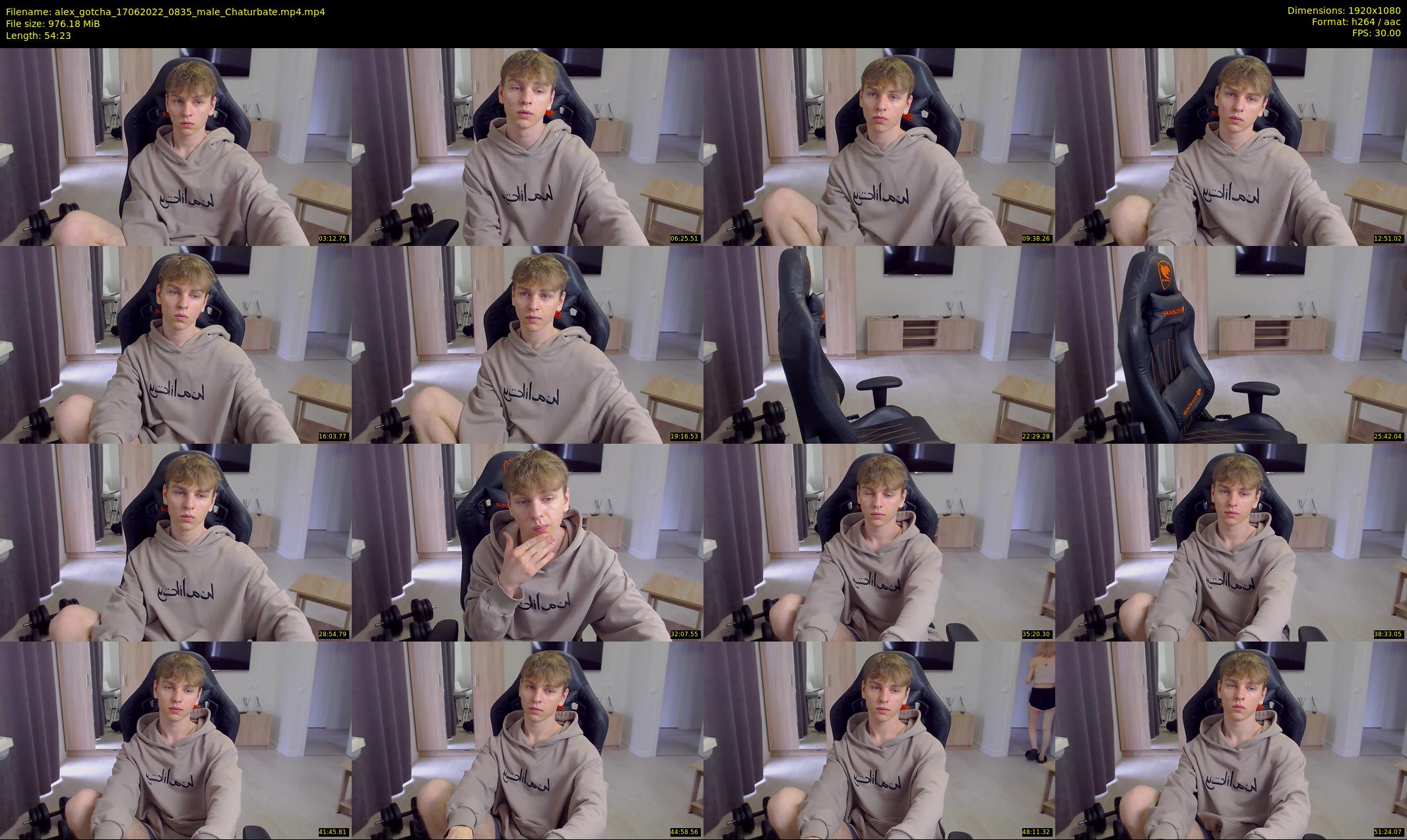 alex_gotcha — 55 minute Chaturbate male cam show recording, 1080p, Jun 17, 2022