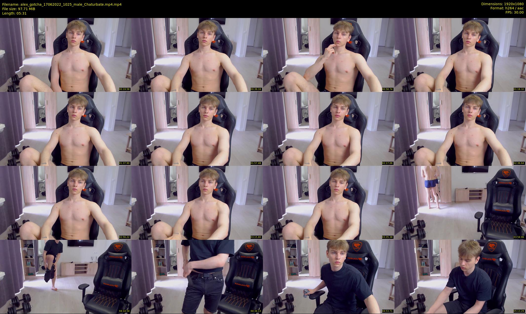 alex_gotcha — 6 minute Chaturbate male cam show recording, 1080p, Jun 17, 2022