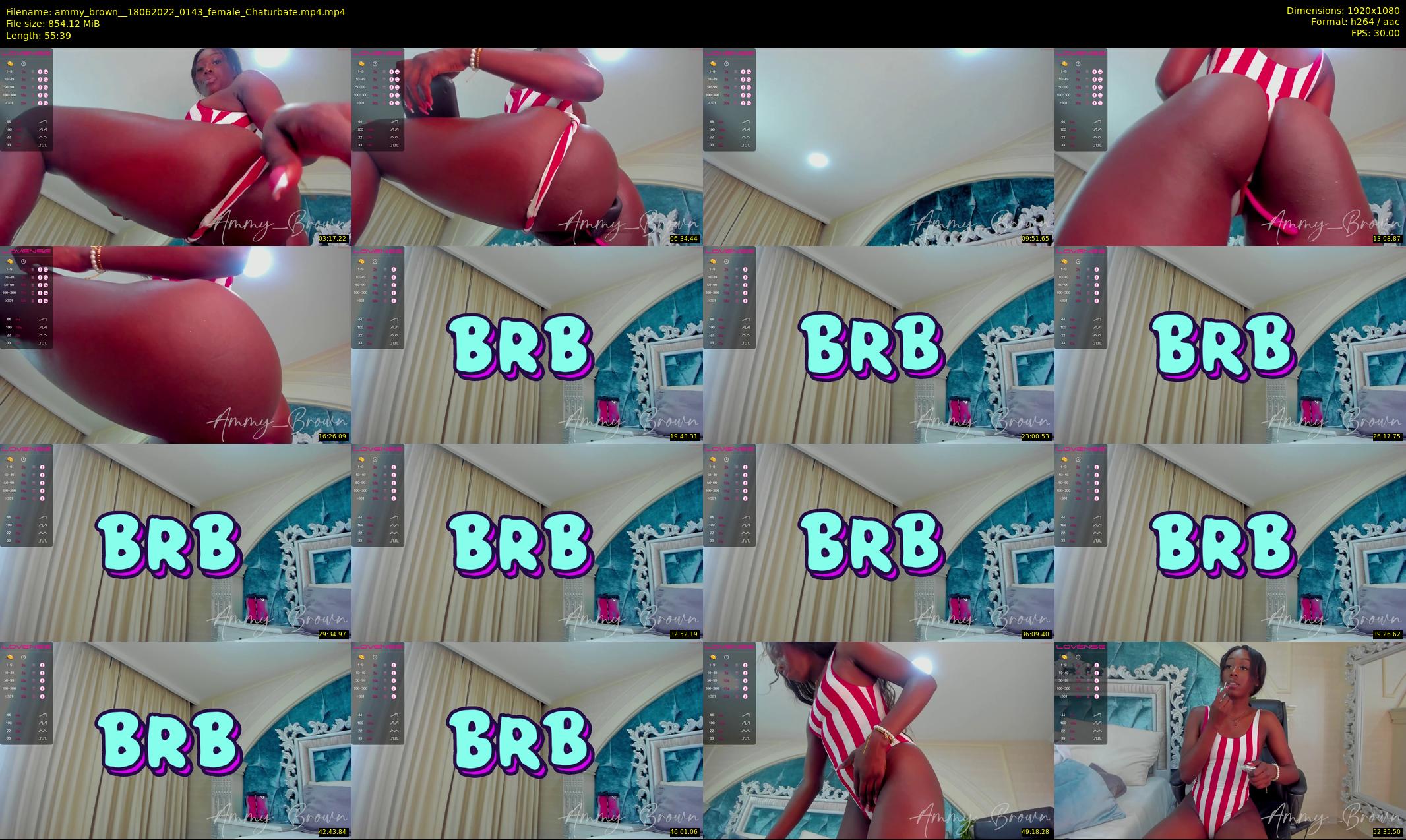 ammy_brown_ — 56 minute Chaturbate female cam show recording, 1080p, Jun 18, 2022