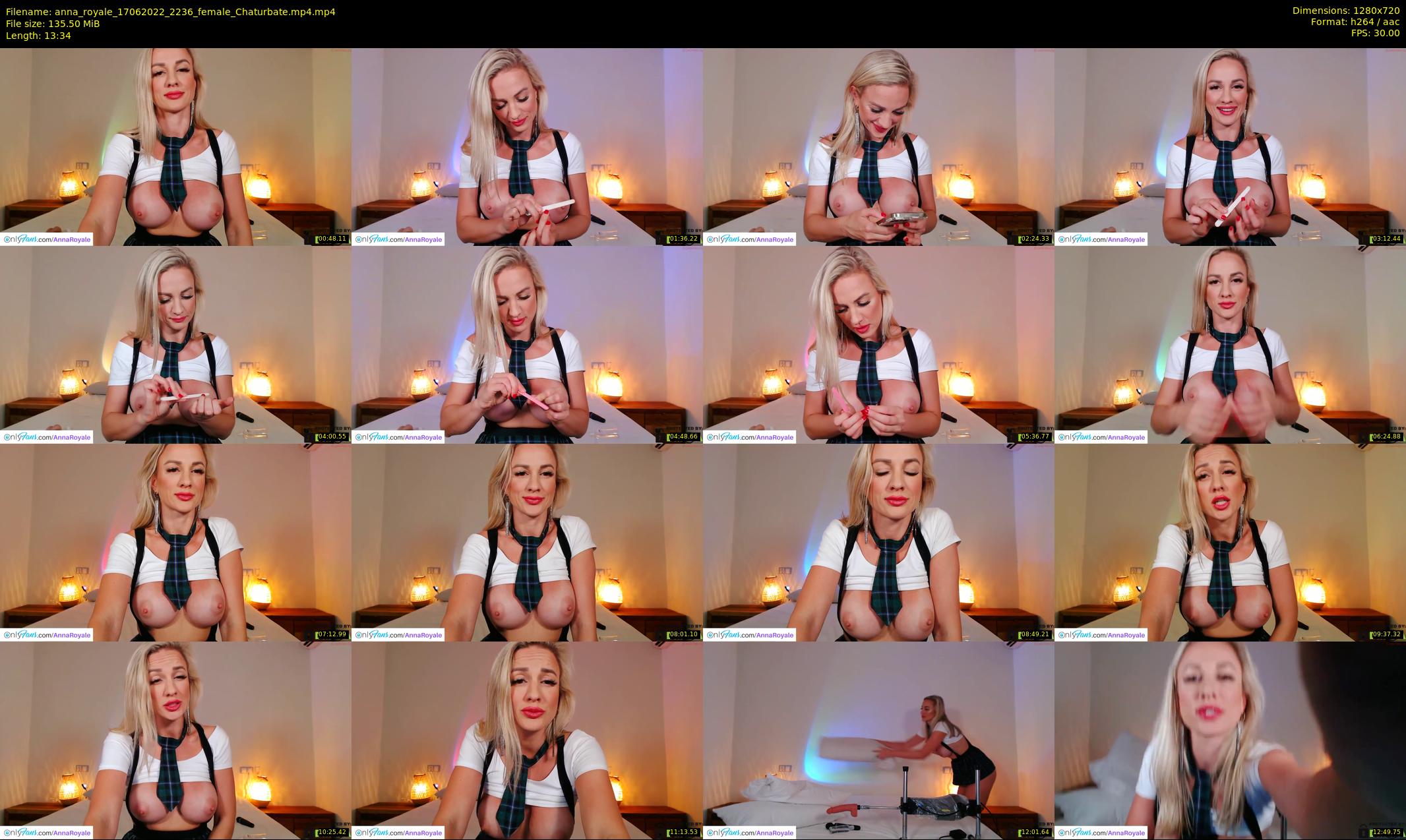 anna_royale — 14 minute Chaturbate female cam show recording, 720p, Jun 17, 2022