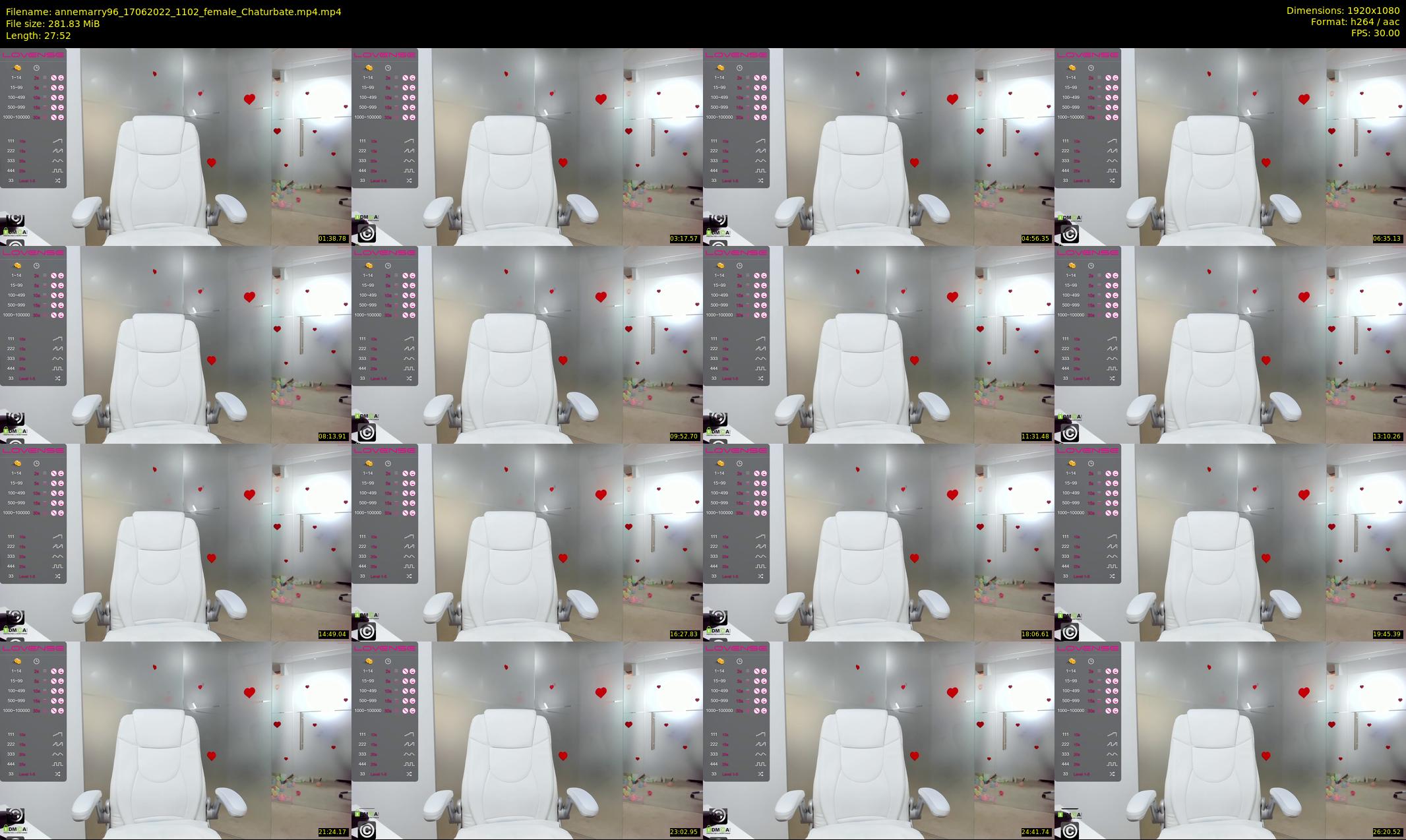 annemarry96 — 28 minute Chaturbate female cam show recording, 1080p, Jun 17, 2022