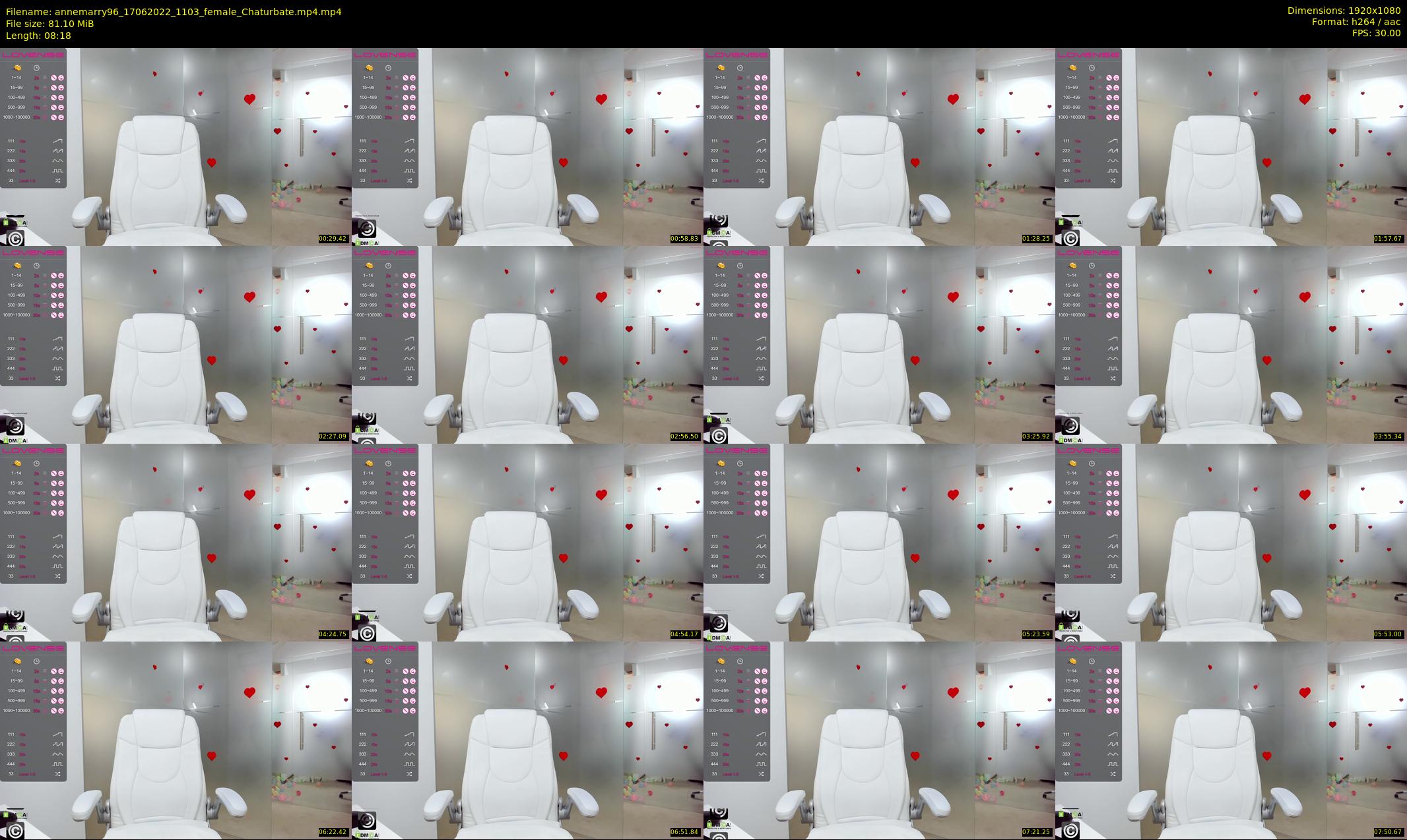annemarry96 — 9 minute Chaturbate female cam show recording, 1080p, Jun 17, 2022