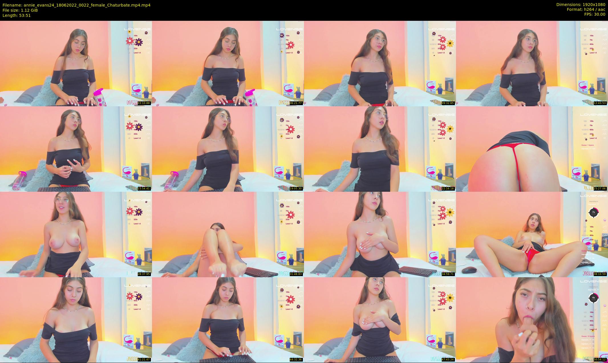 annie_evans24 — 54 minute Chaturbate female cam show recording, 1080p, Jun 18, 2022