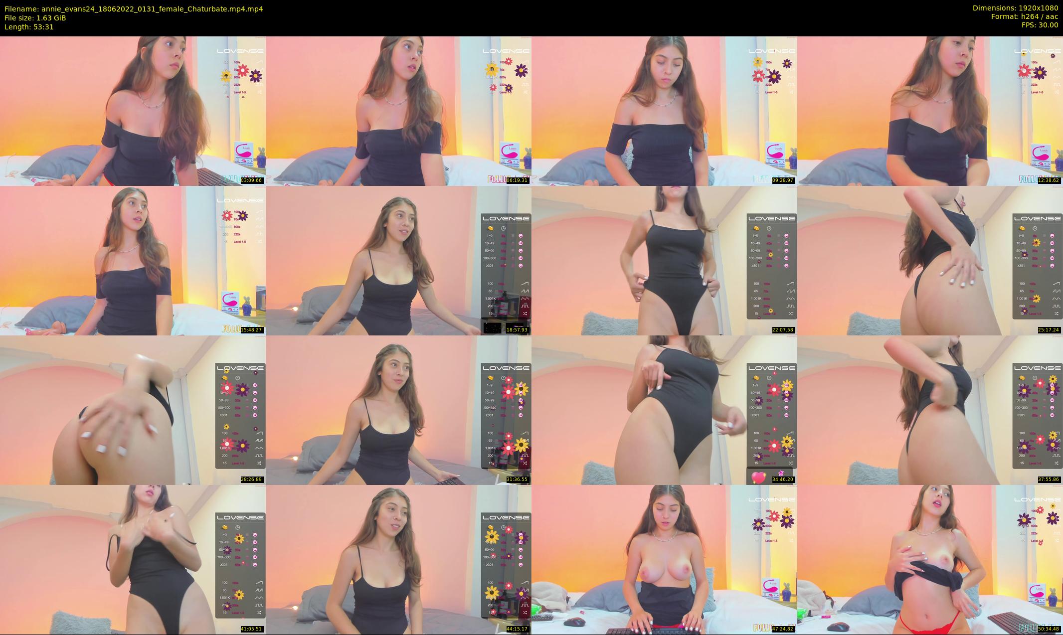 annie_evans24 — 54 minute Chaturbate female cam show recording, 1080p, Jun 18, 2022