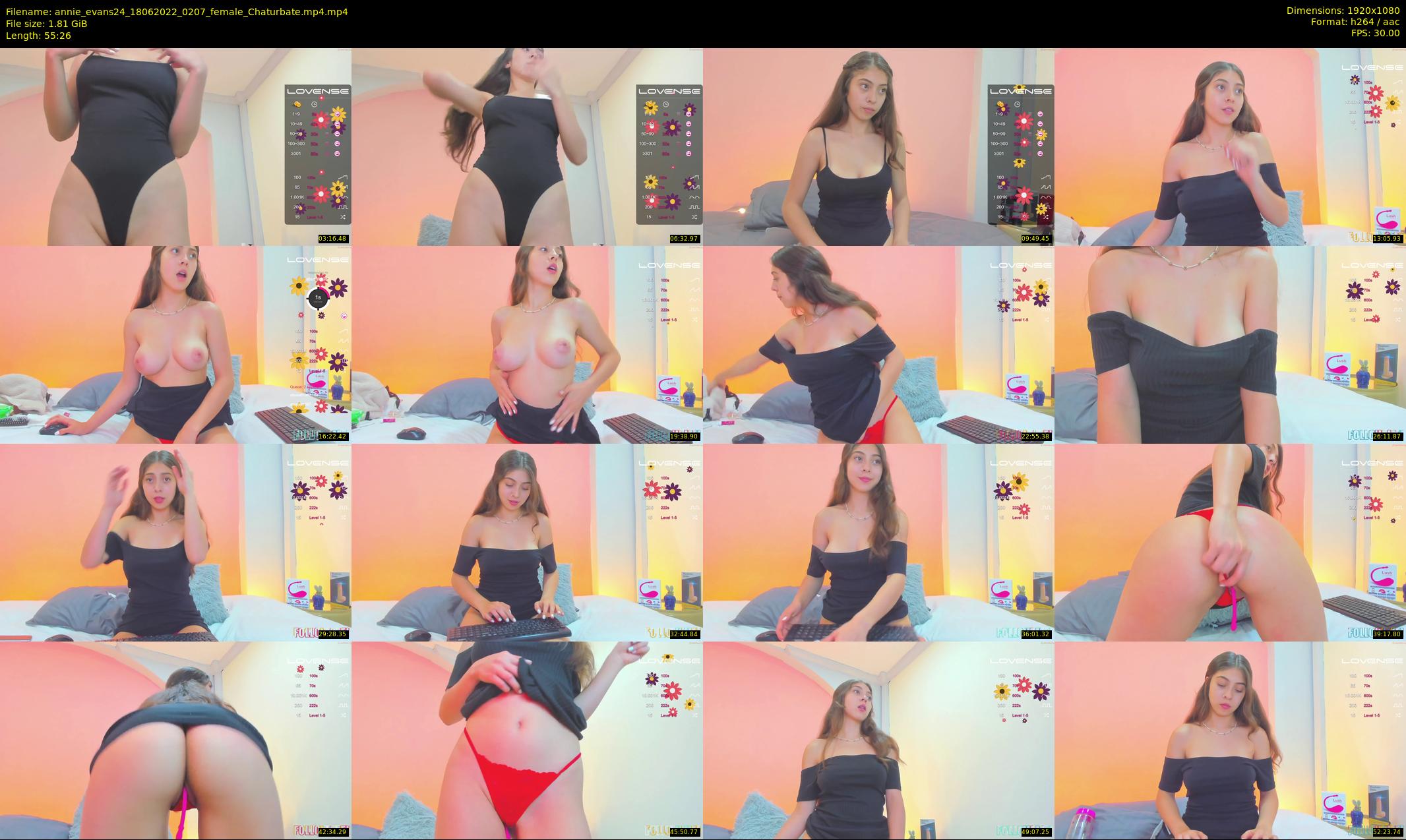annie_evans24 — 56 minute Chaturbate female cam show recording, 1080p, Jun 18, 2022