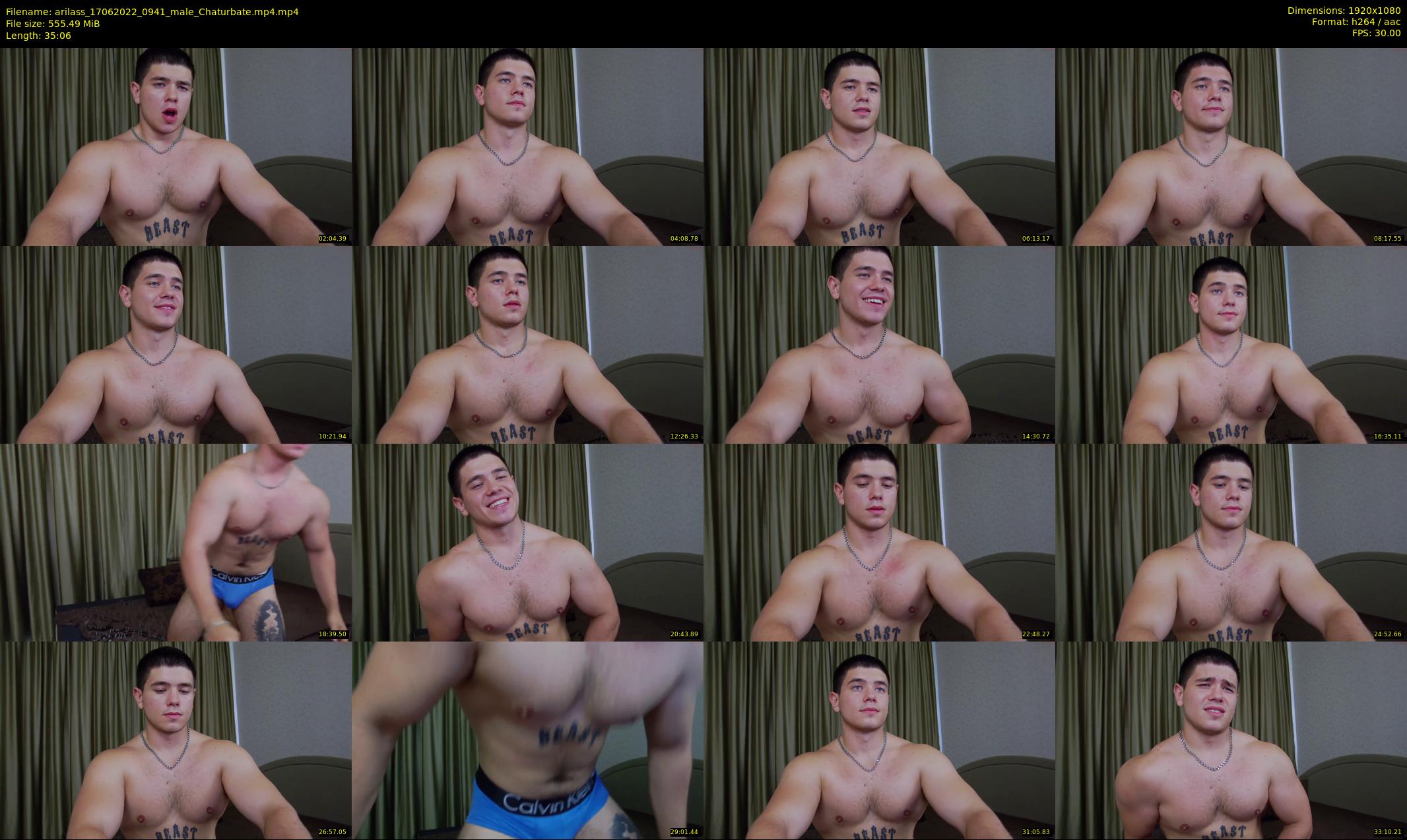 arilass — 36 minute Chaturbate male cam show recording, 1080p, Jun 17, 2022