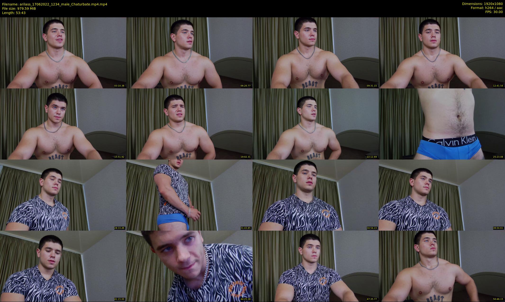 arilass — 54 minute Chaturbate male cam show recording, 1080p, Jun 17, 2022
