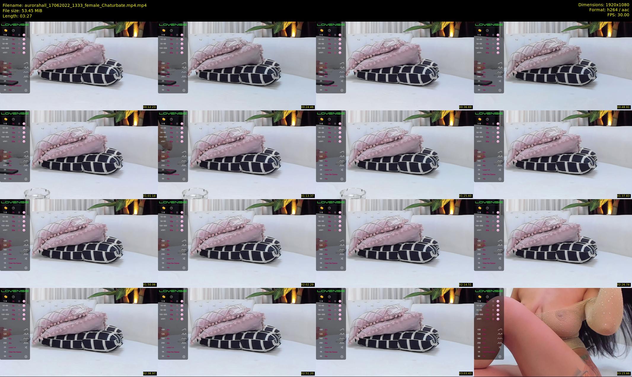 aurorahall — 4 minute Chaturbate female cam show recording, 1080p, Jun 17, 2022