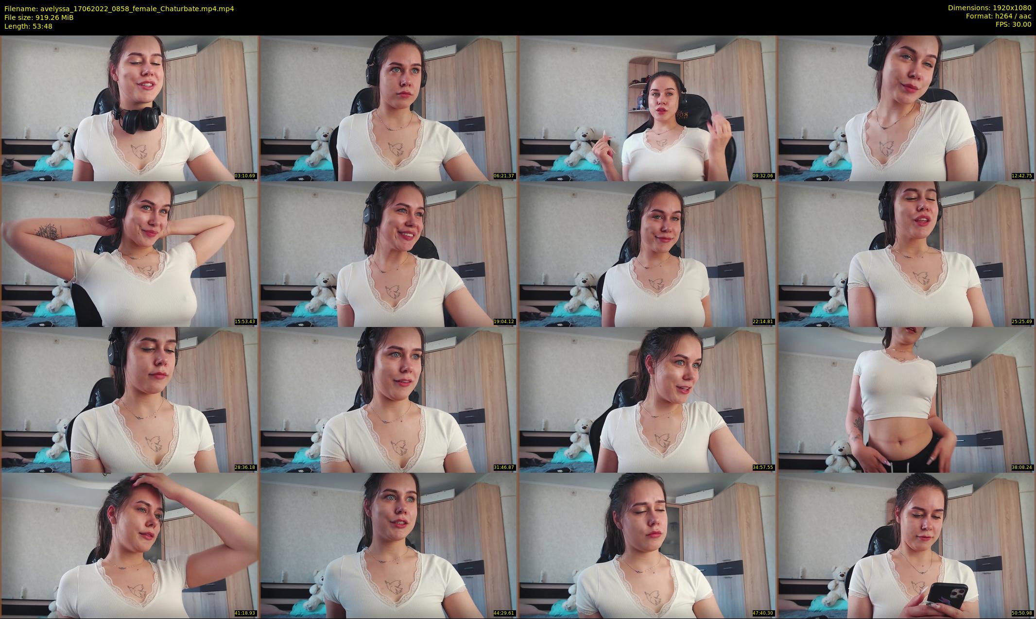 avelyssa — 54 minute Chaturbate female cam show recording, 1080p, Jun 17, 2022