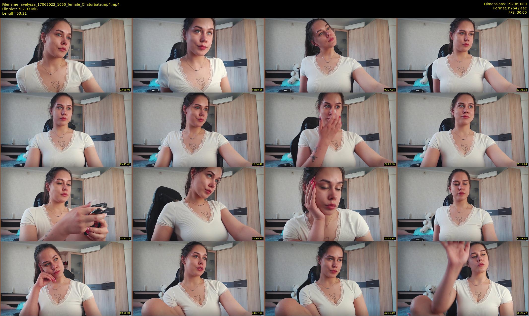 avelyssa — 54 minute Chaturbate female cam show recording, 1080p, Jun 17, 2022