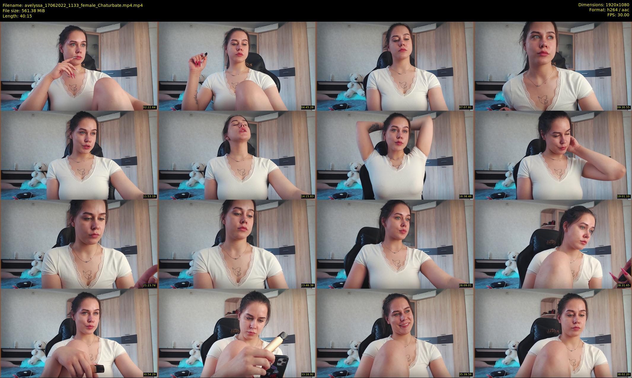 avelyssa — 41 minute Chaturbate female cam show recording, 1080p, Jun 17, 2022