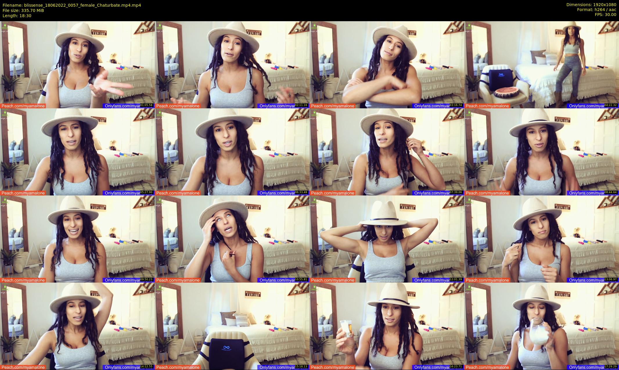 blissense — 19 minute Chaturbate female cam show recording, 1080p, Jun 18, 2022