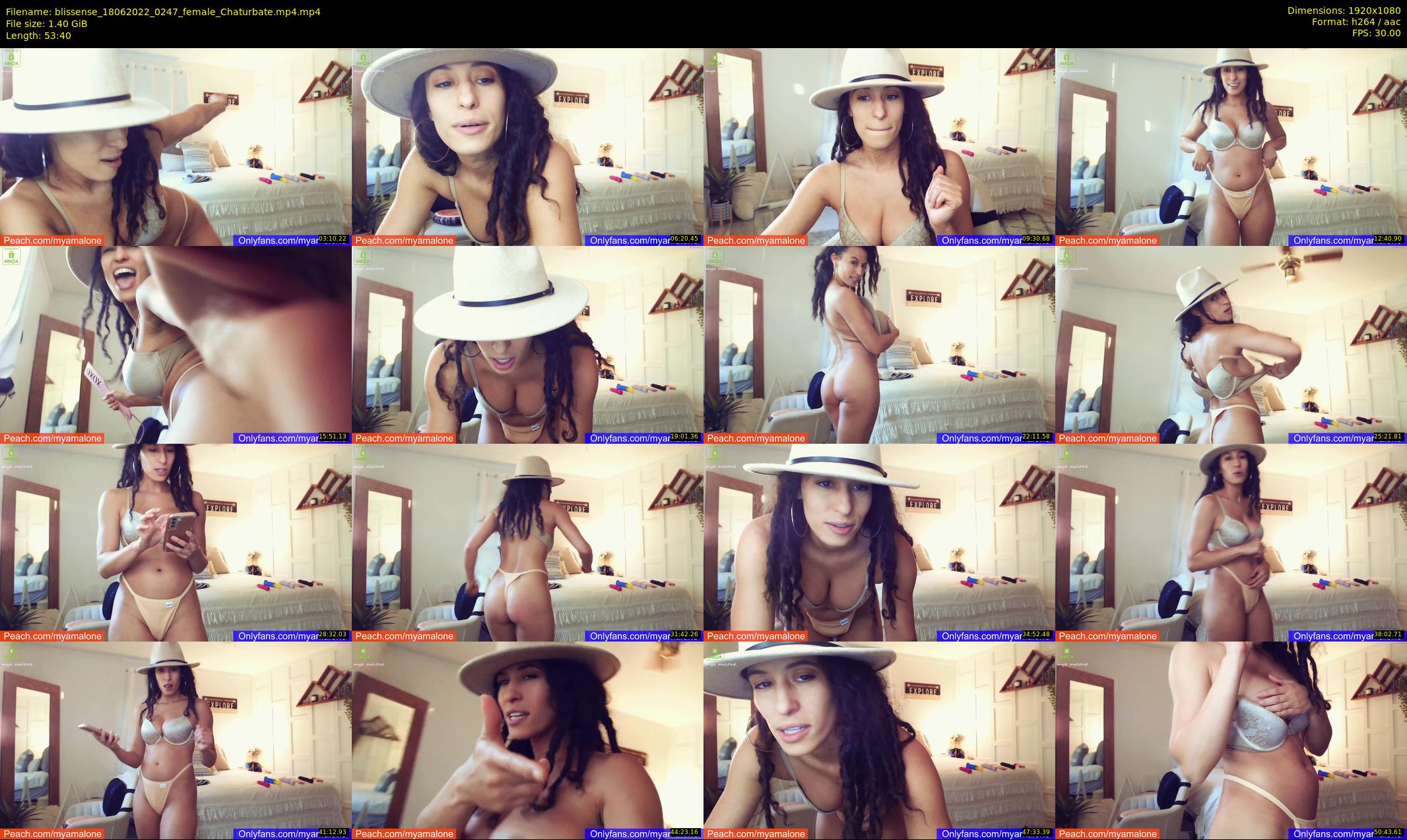 blissense — 54 minute Chaturbate female cam show recording, 1080p, Jun 18, 2022