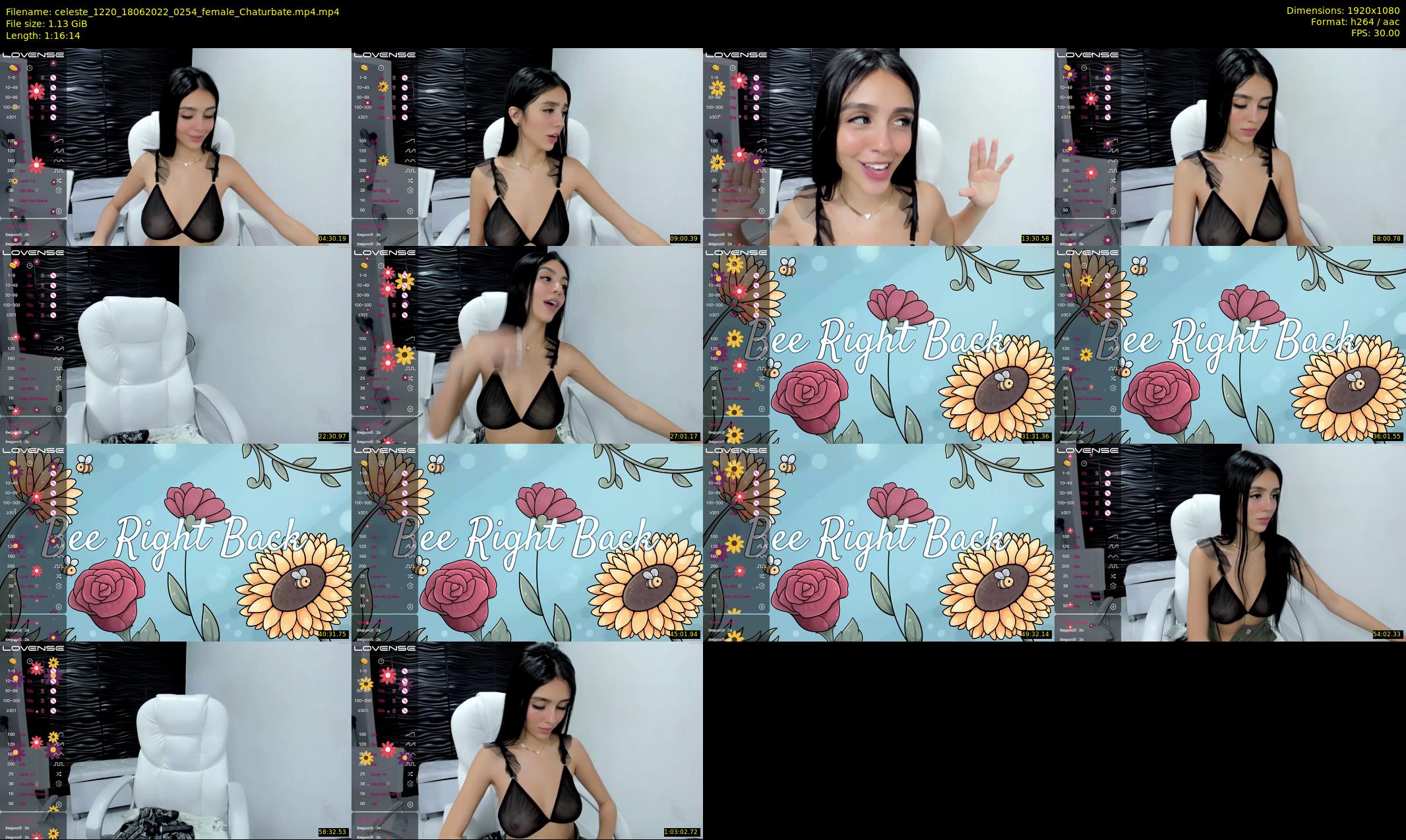celeste_1220 — 77 minute Chaturbate female cam show recording, 1080p, Jun 18, 2022