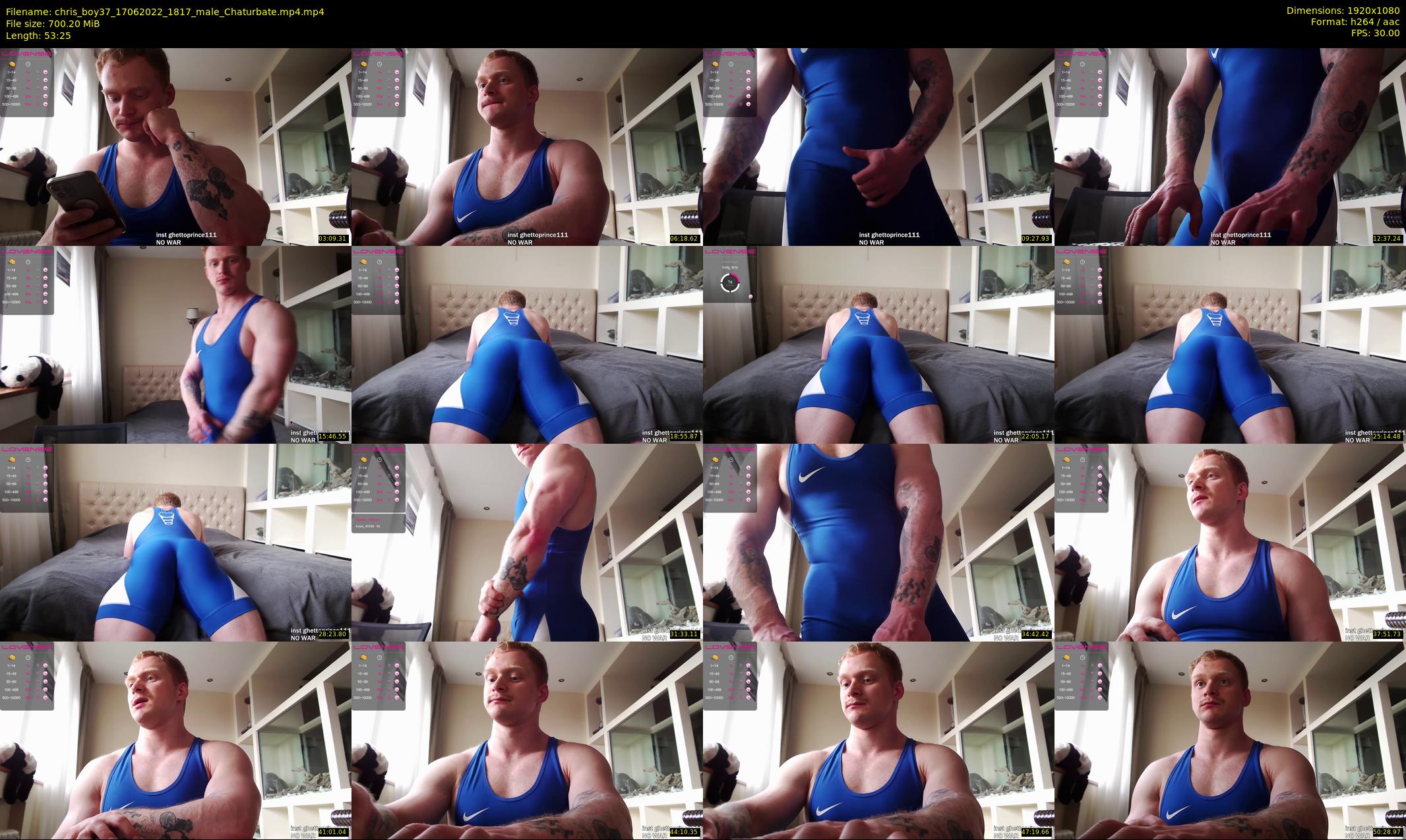 chris_boy37 — 54 minute Chaturbate male cam show recording, 1080p, Jun 17, 2022